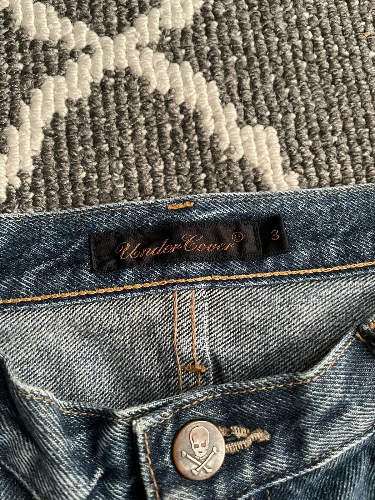 Undercover Undercover SS05 But Beautiful Denim With Back Patches Size US 31 - 3 Thumbnail