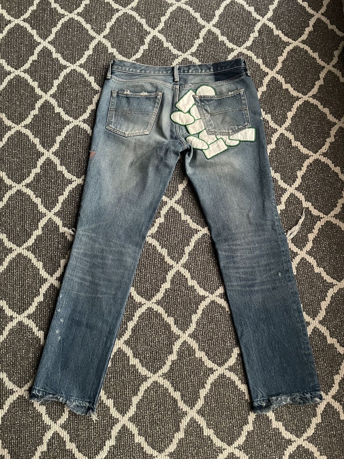 Undercover Undercover SS05 But Beautiful Denim With Back Patches Size US 31 - 7 Thumbnail