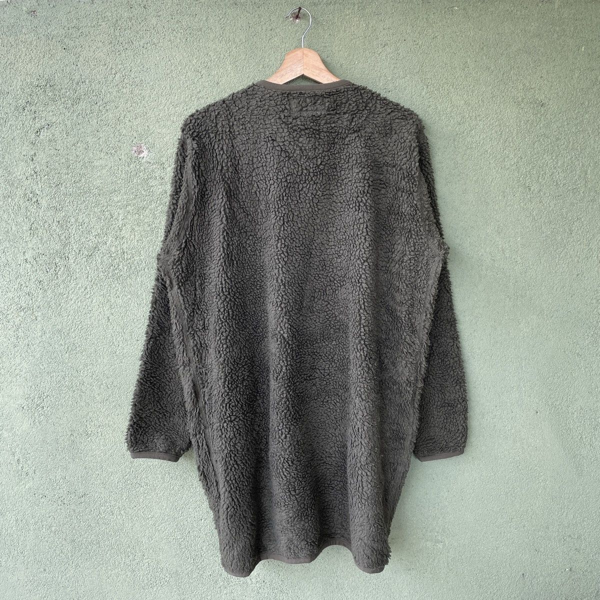 Aran Isles Knitwear Vintage Wild Things Sherpa Deep Pill Fleece Green Jacket Size US L / EU 52-54 / 3 - 11 Thumbnail