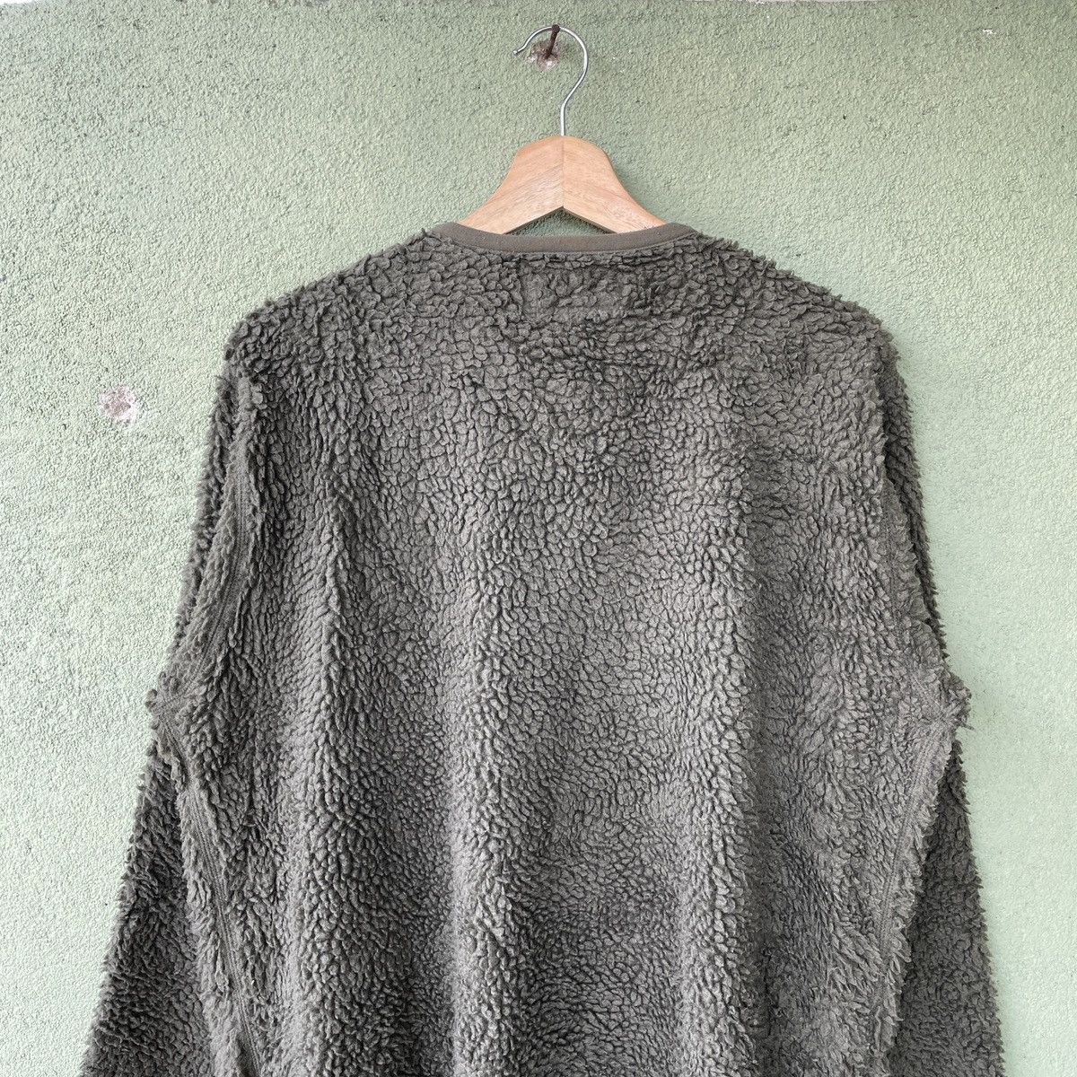 Aran Isles Knitwear Vintage Wild Things Sherpa Deep Pill Fleece Green Jacket Size US L / EU 52-54 / 3 - 9 Thumbnail