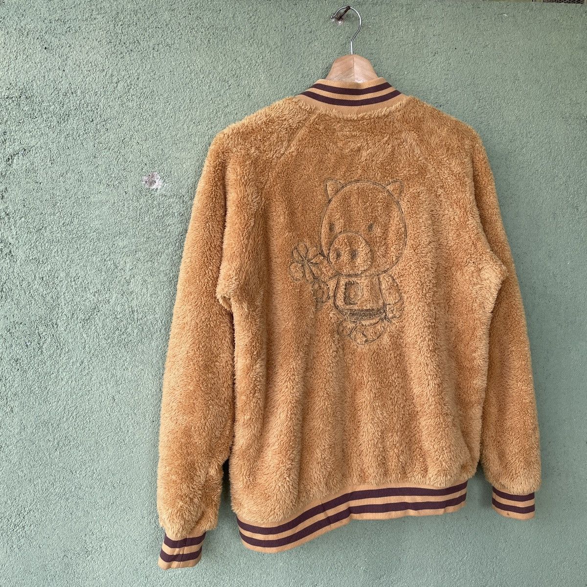Japanese Brand Vintage Drug Stores Sherpa Deep Pill Fleece Button Jacket Size US S / EU 44-46 / 1 - 11 Thumbnail