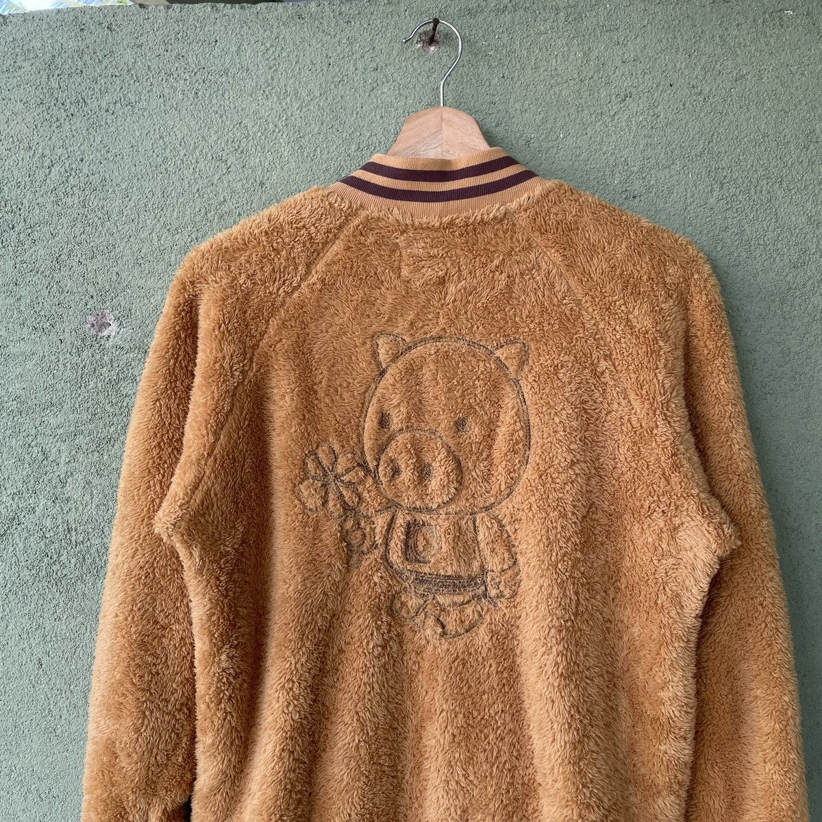Japanese Brand Vintage Drug Stores Sherpa Deep Pill Fleece Button Jacket Size US S / EU 44-46 / 1 - 10 Thumbnail