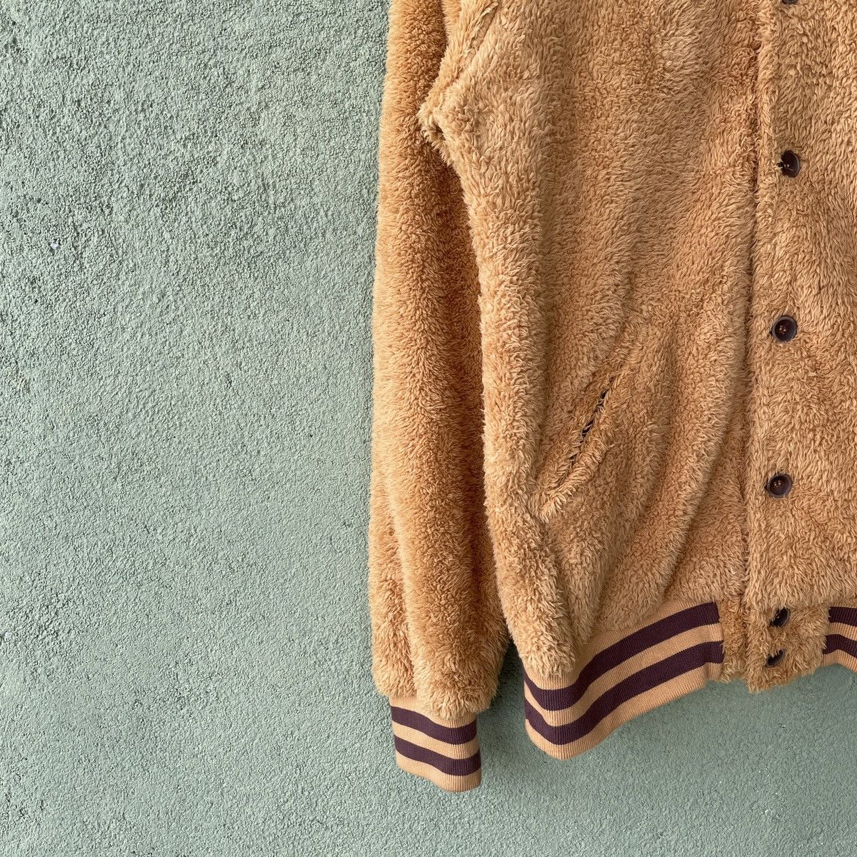 Japanese Brand Vintage Drug Stores Sherpa Deep Pill Fleece Button Jacket Size US S / EU 44-46 / 1 - 5 Thumbnail