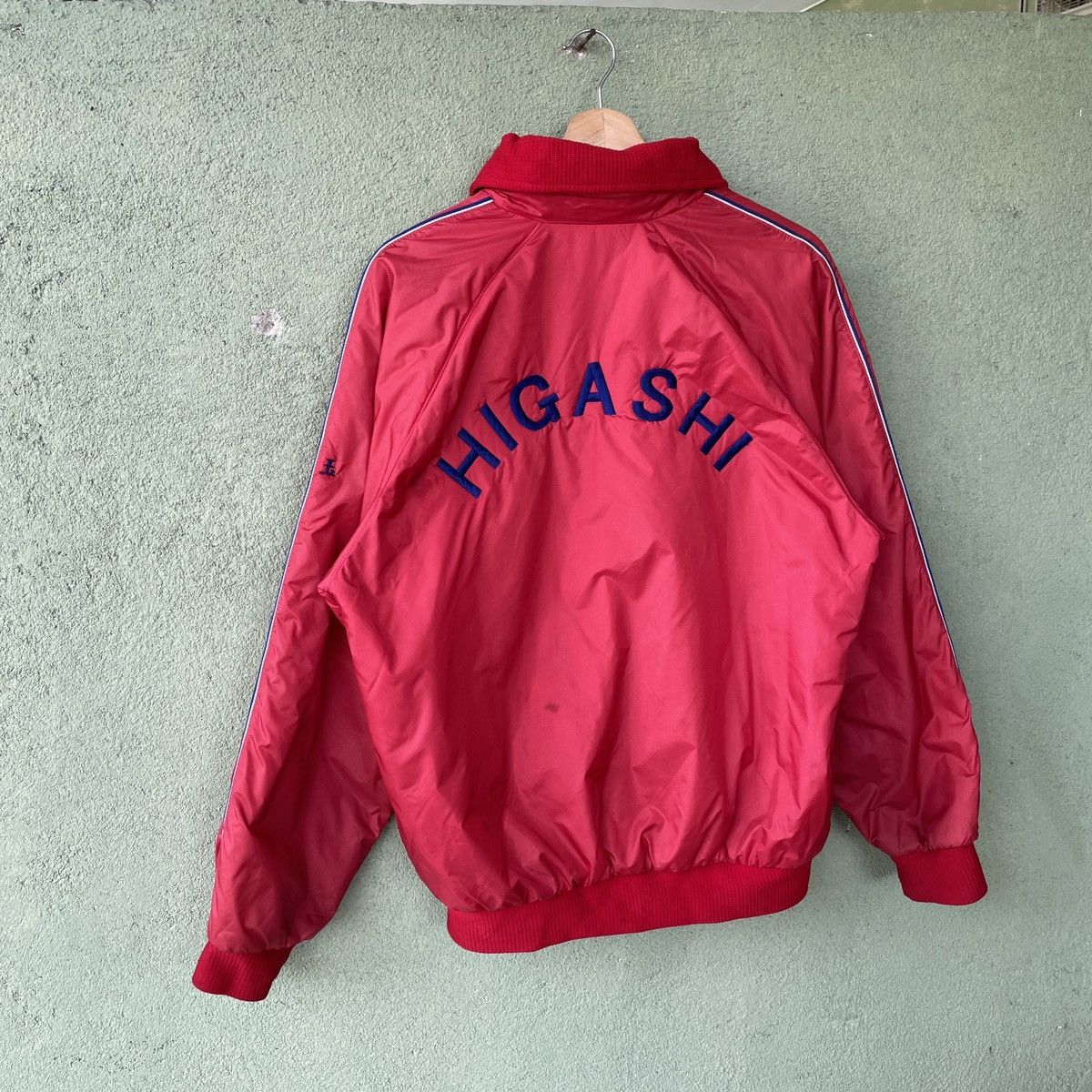 Asics × Japanese Brand Vintage Asics Higashi Made In Japan Red Zipper Ups Jacket Size US L / EU 52-54 / 3 - 12 Thumbnail