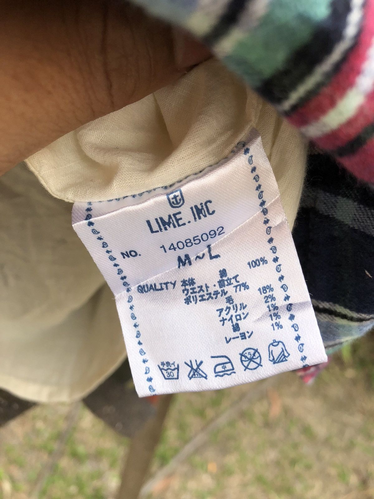 Japanese Brand Vintage Mini Skirt Multi Plaid by Marine Sanforized Size 32" / US 10 / IT 46 - 12 Thumbnail