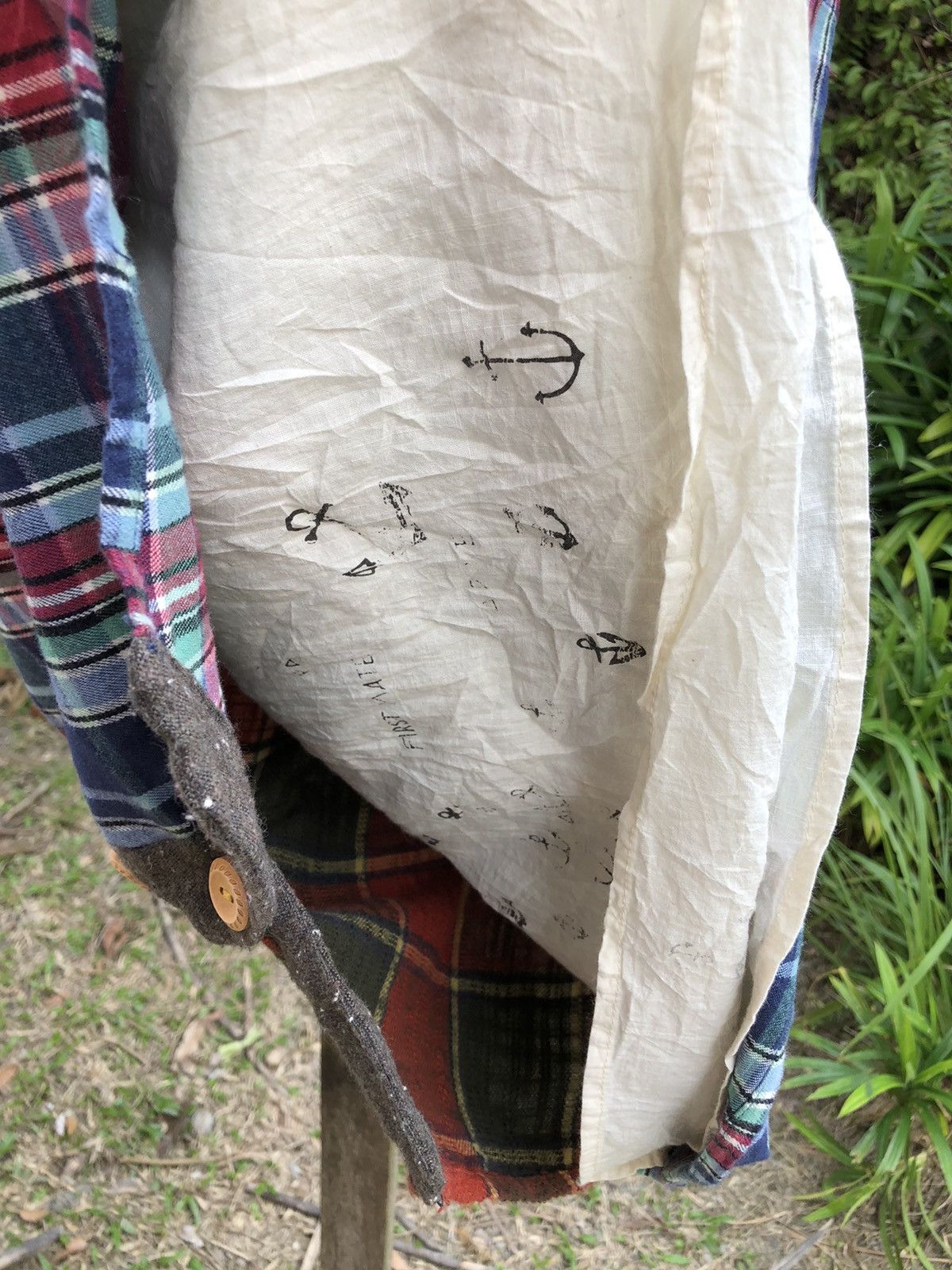 Japanese Brand Vintage Mini Skirt Multi Plaid by Marine Sanforized Size 32" / US 10 / IT 46 - 9 Thumbnail