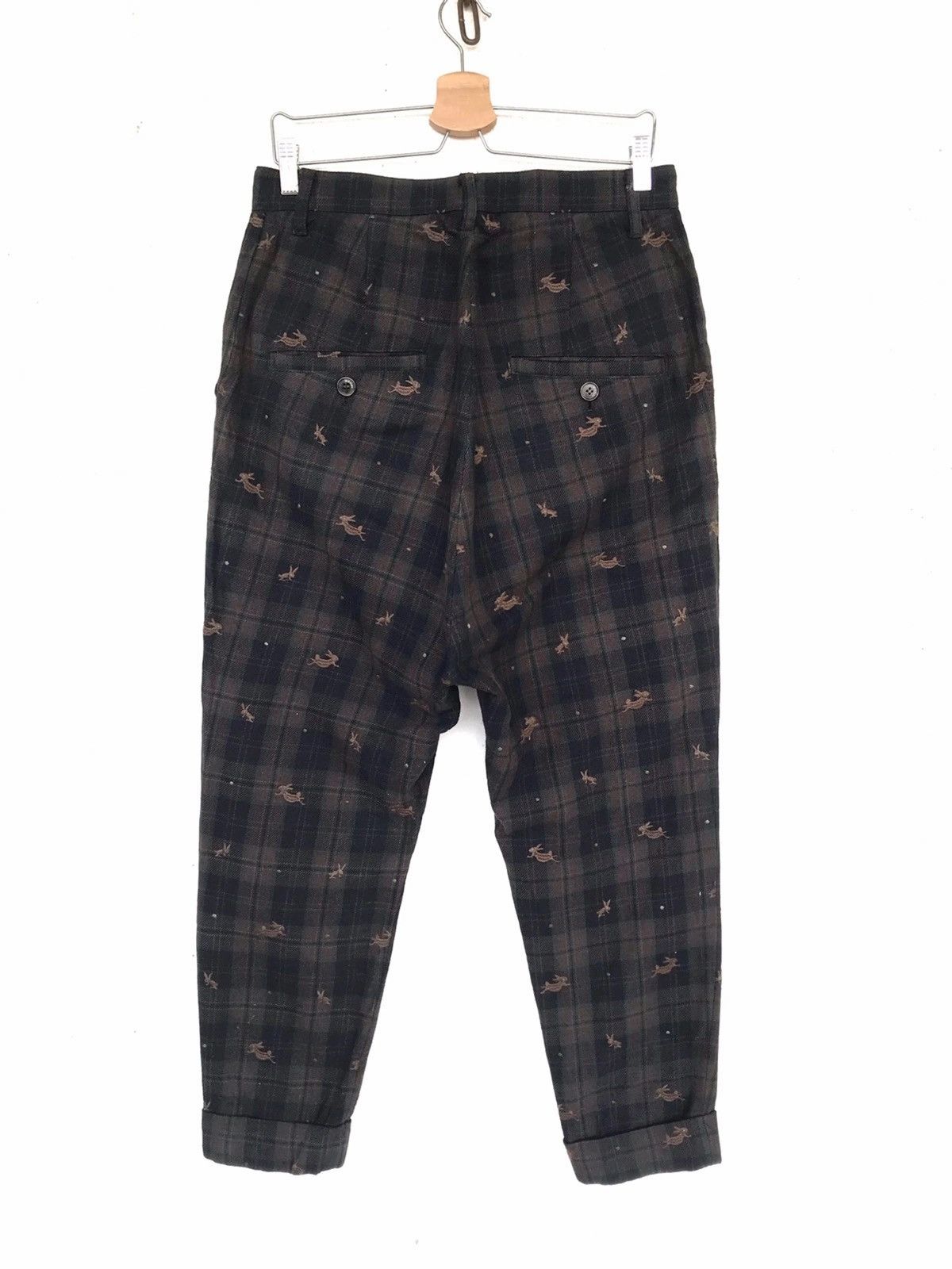 Issey Miyake 💥Final💥 Issey Miyake Ne-net Animal Tartan Pant Size US 31 - 3 Thumbnail