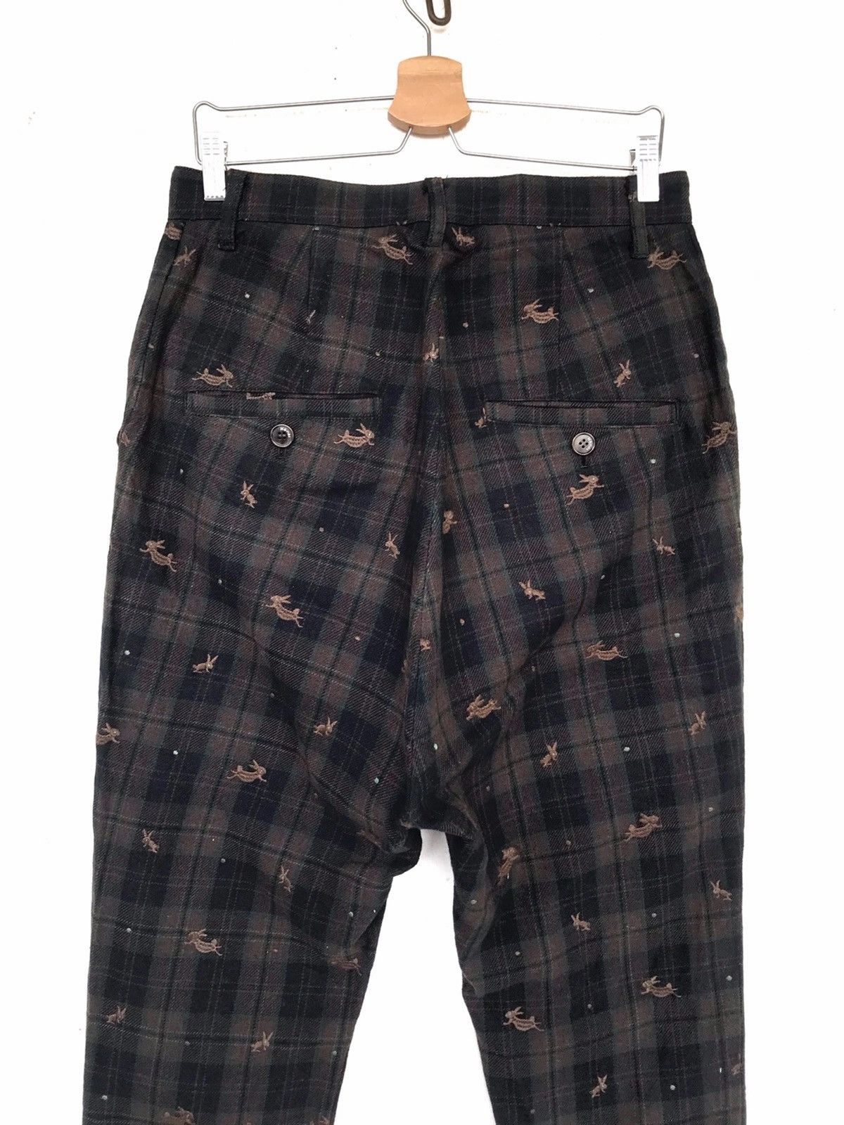 Issey Miyake 💥Final💥 Issey Miyake Ne-net Animal Tartan Pant Size US 31 - 5 Thumbnail