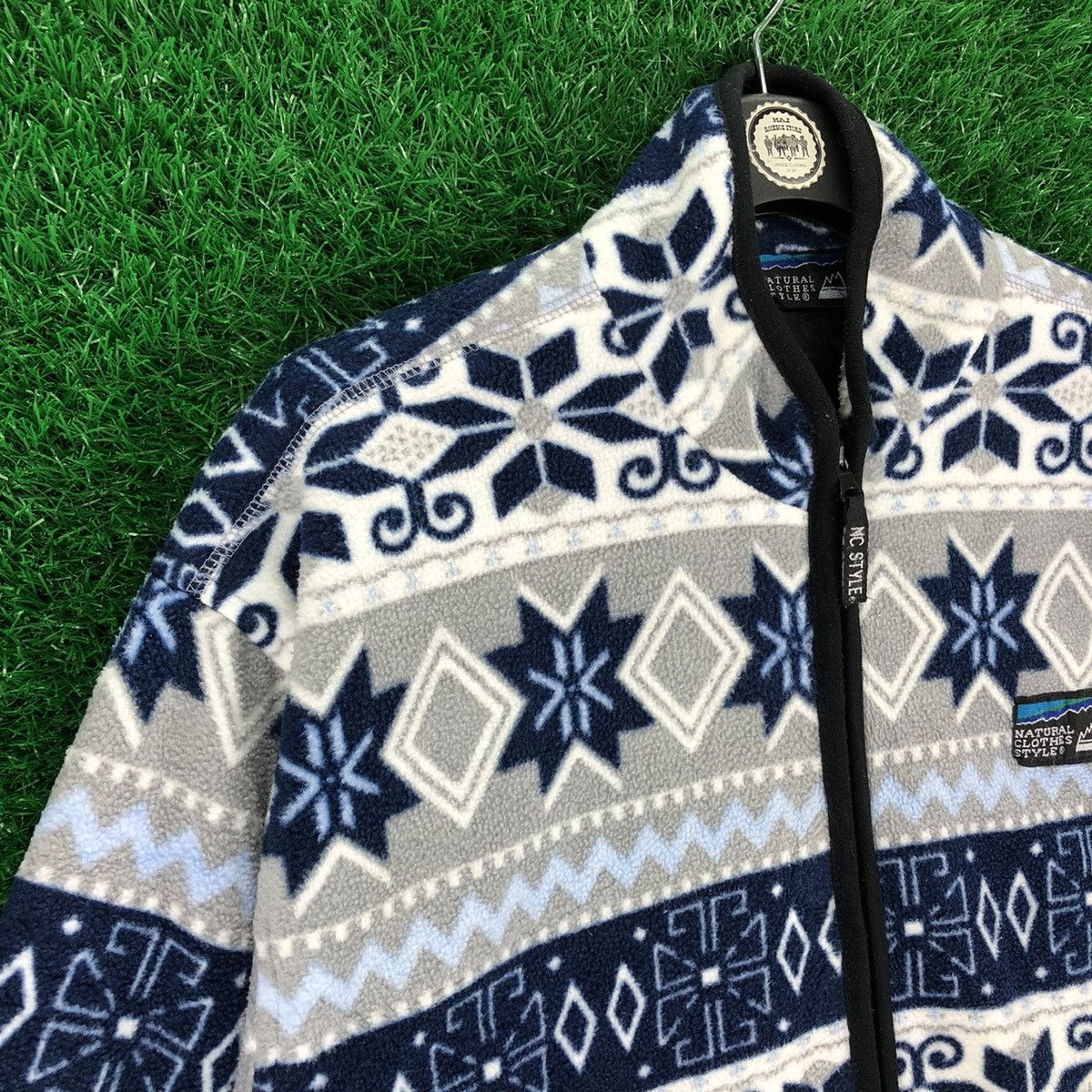 Outdoor Research Vintage 90's Natural Clothes Style Fleece Zipper Sweater Size US L / EU 52-54 / 3 - 2 Thumbnail