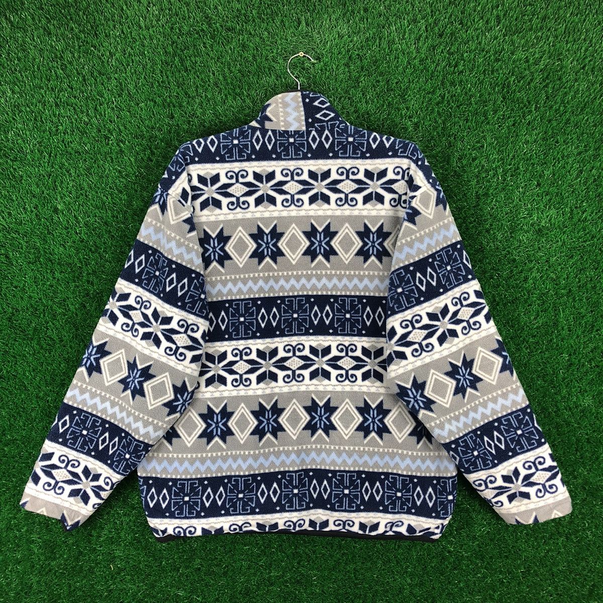 Outdoor Research Vintage 90's Natural Clothes Style Fleece Zipper Sweater Size US L / EU 52-54 / 3 - 4 Thumbnail