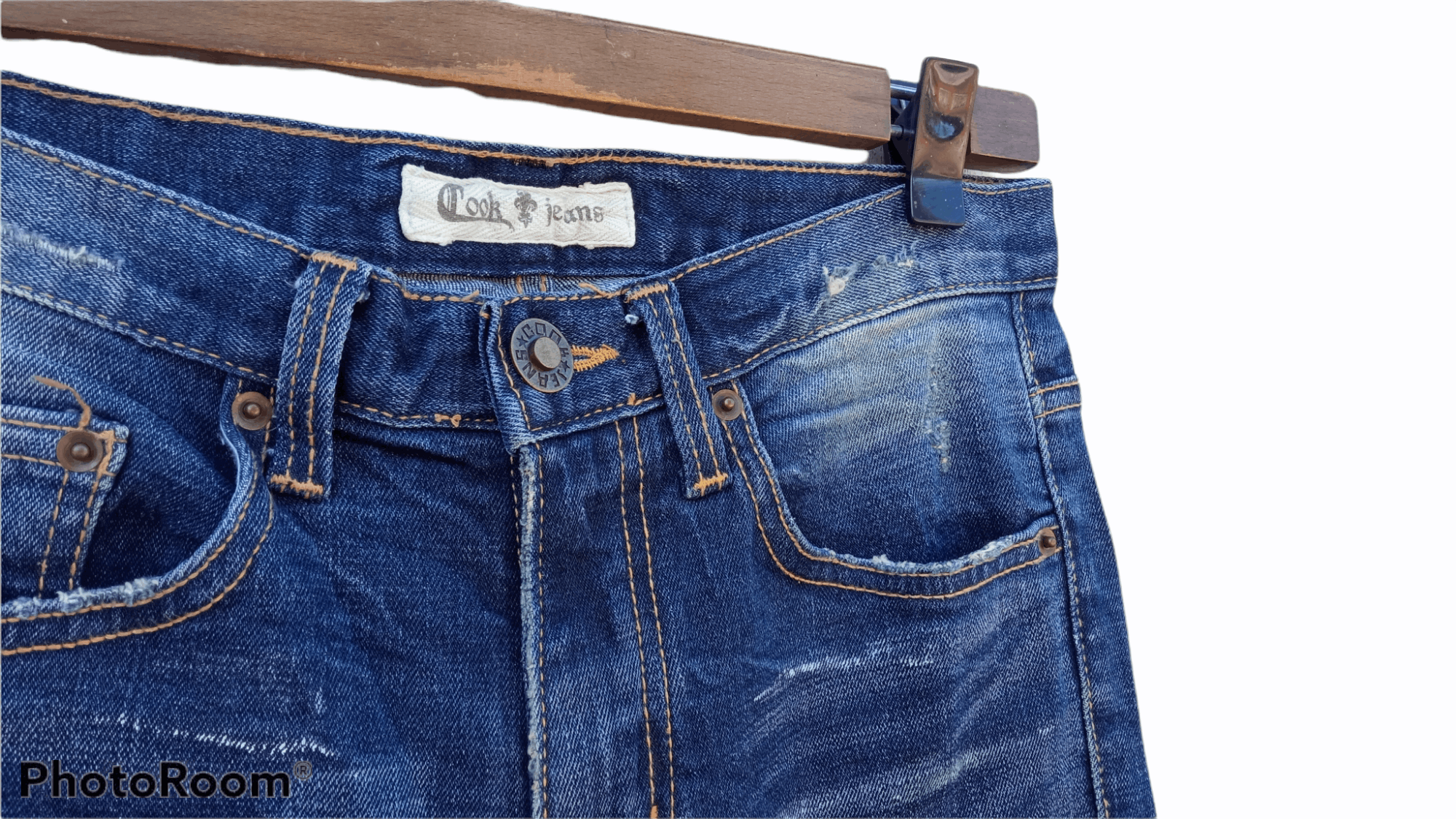 Japanese Brand 🔥🔥Japanese Brand Cook Jeans Distressed Jeans Denim Size US 29 - 15 Thumbnail