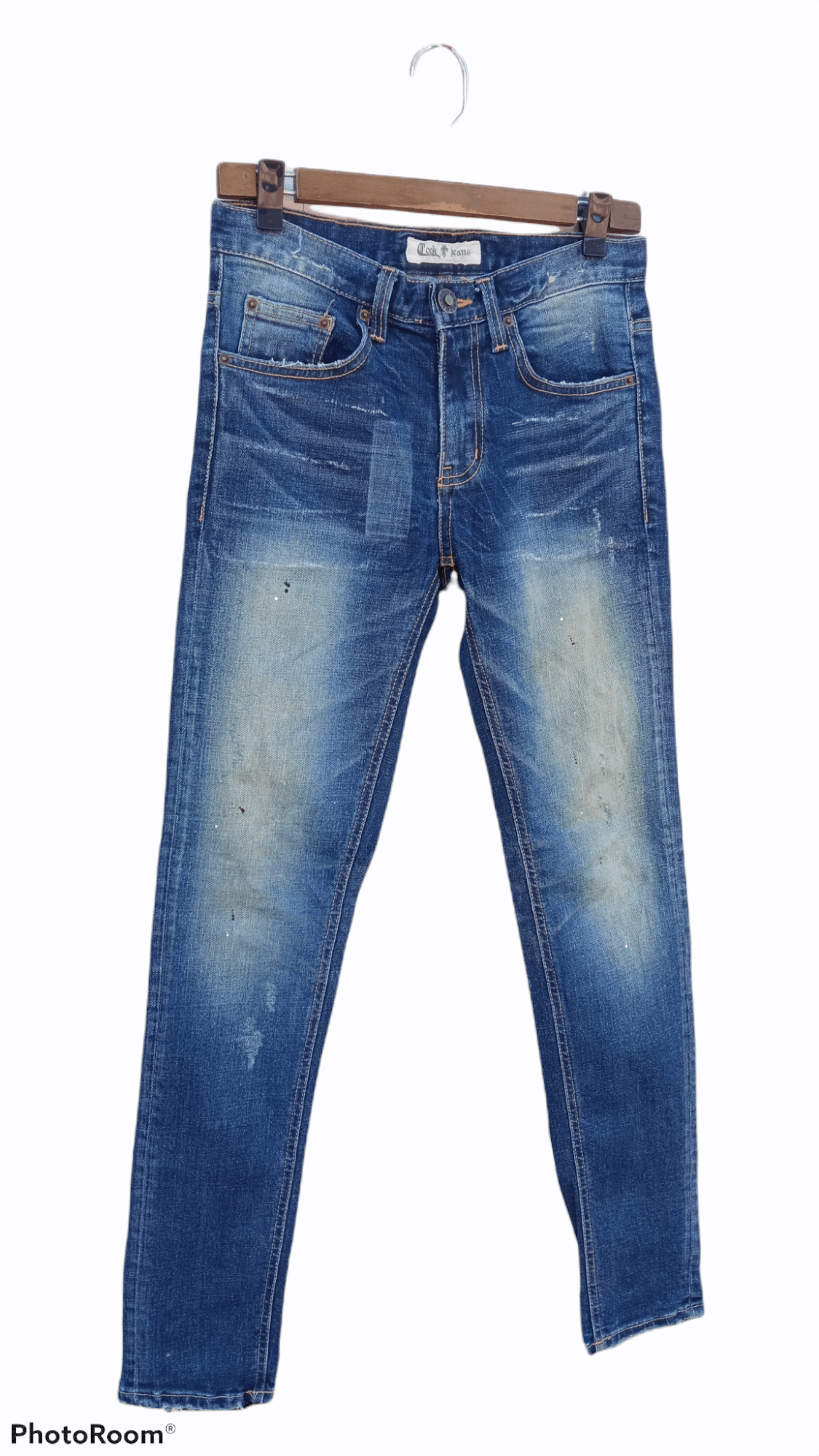 Japanese Brand 🔥🔥Japanese Brand Cook Jeans Distressed Jeans Denim Size US 29 - 2 Thumbnail