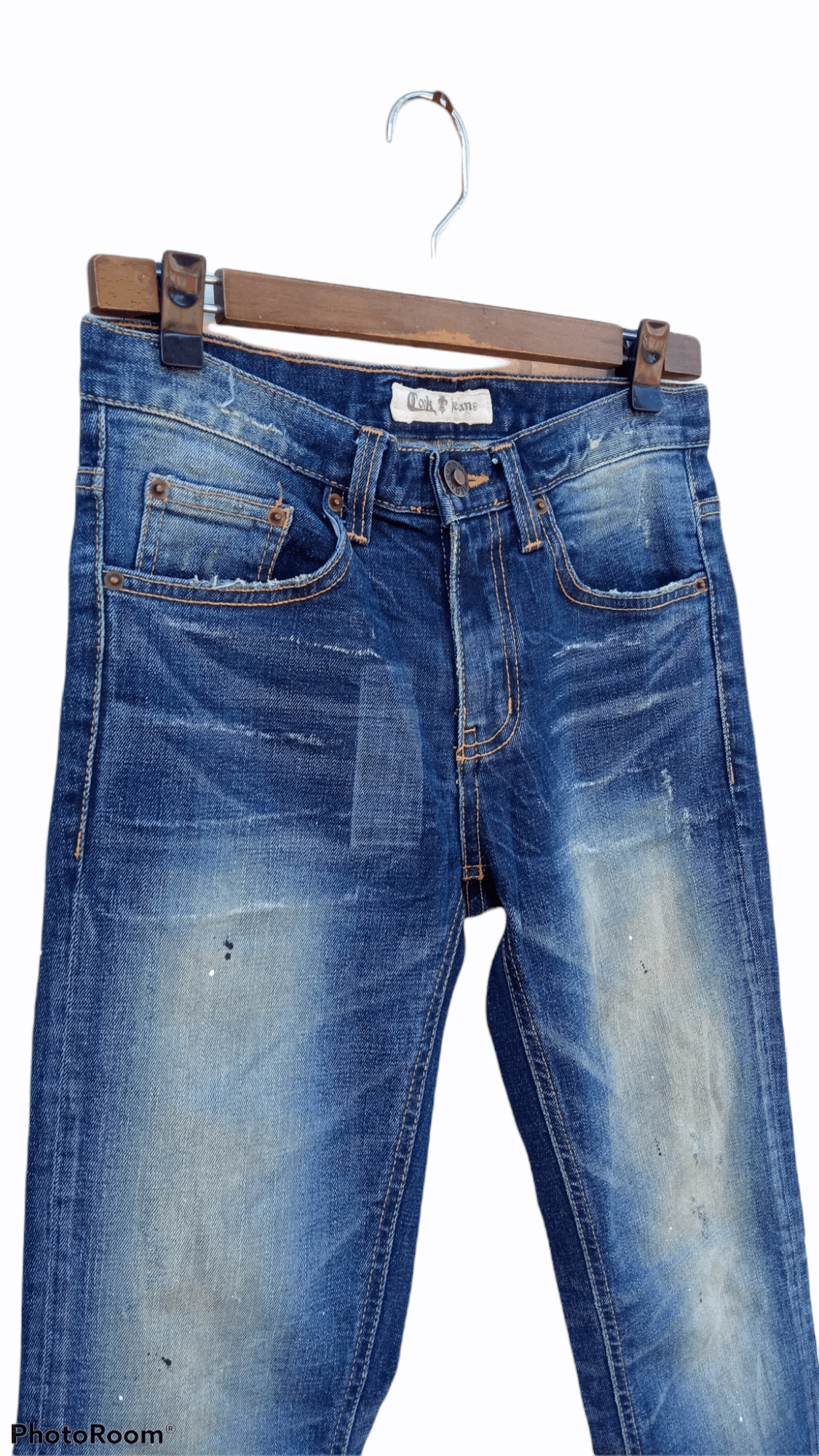 Japanese Brand 🔥🔥Japanese Brand Cook Jeans Distressed Jeans Denim Size US 29 - 17 Thumbnail