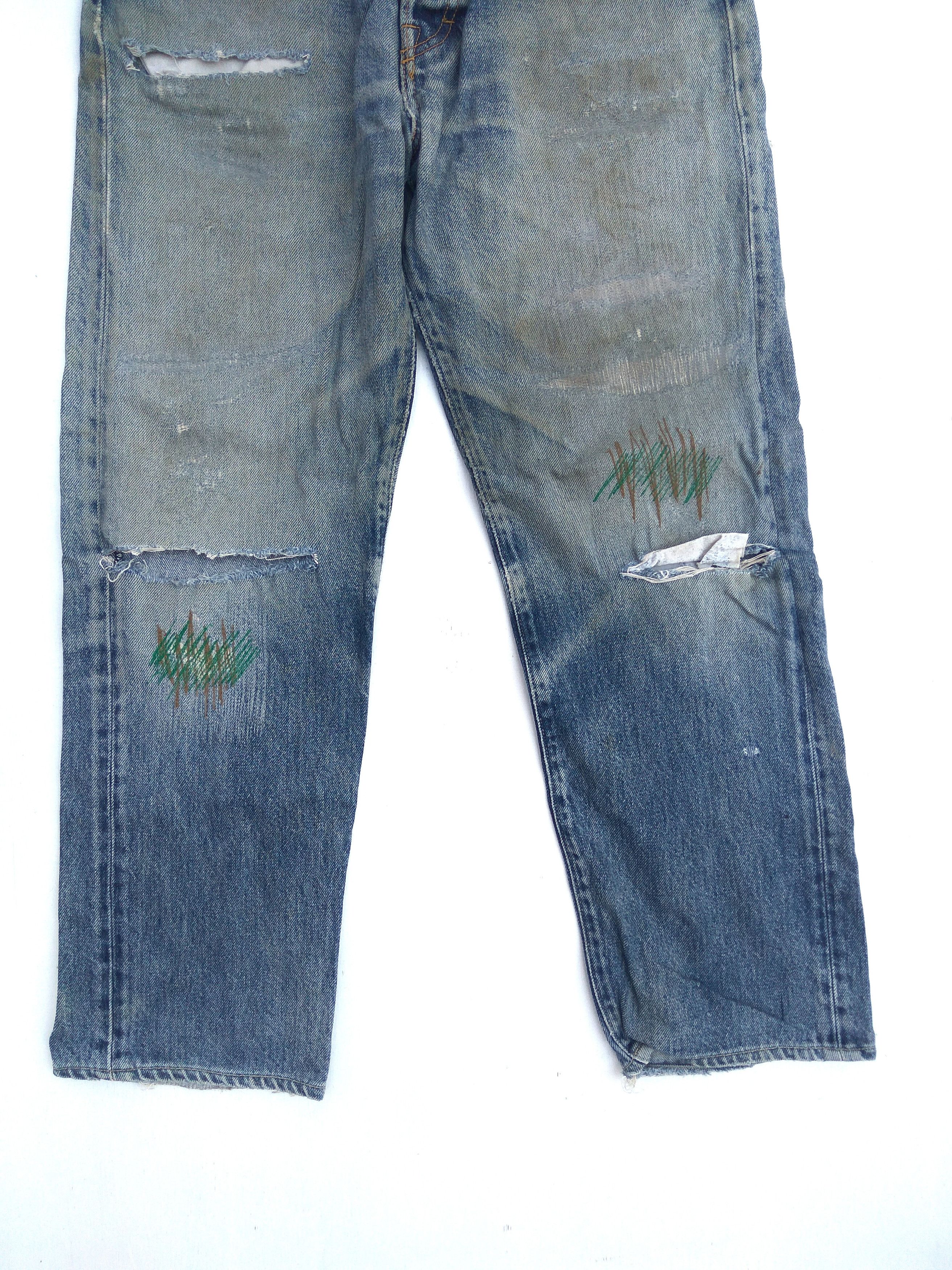 Diesel Diesel Industries Jeans Distressed Denim Size US 30 / EU 46 - 3 Thumbnail