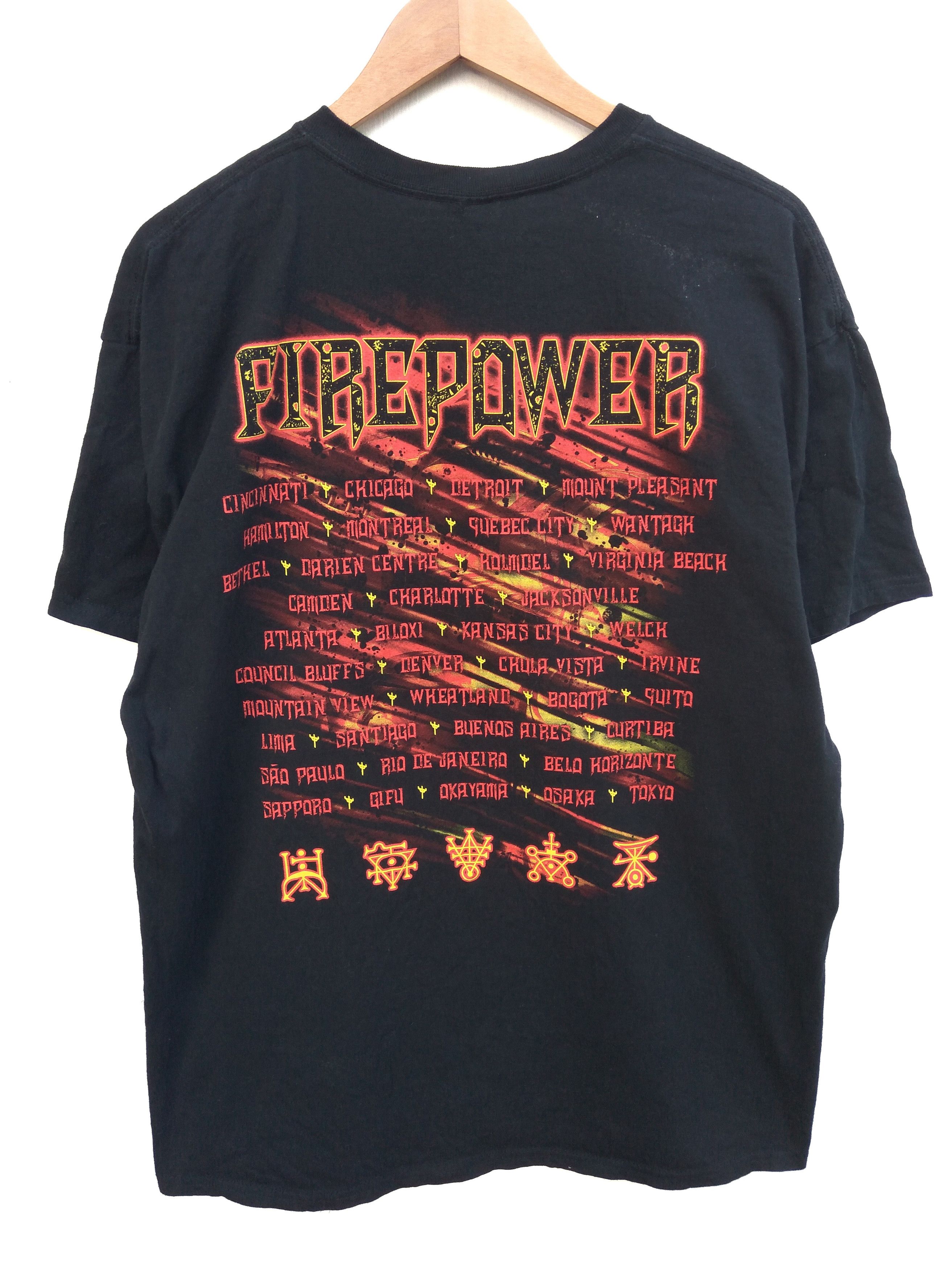 Band Tees × Judas Priest Judas Priest t shirt Fire Power band tour tees Size US L / EU 52-54 / 3 - 2 Thumbnail