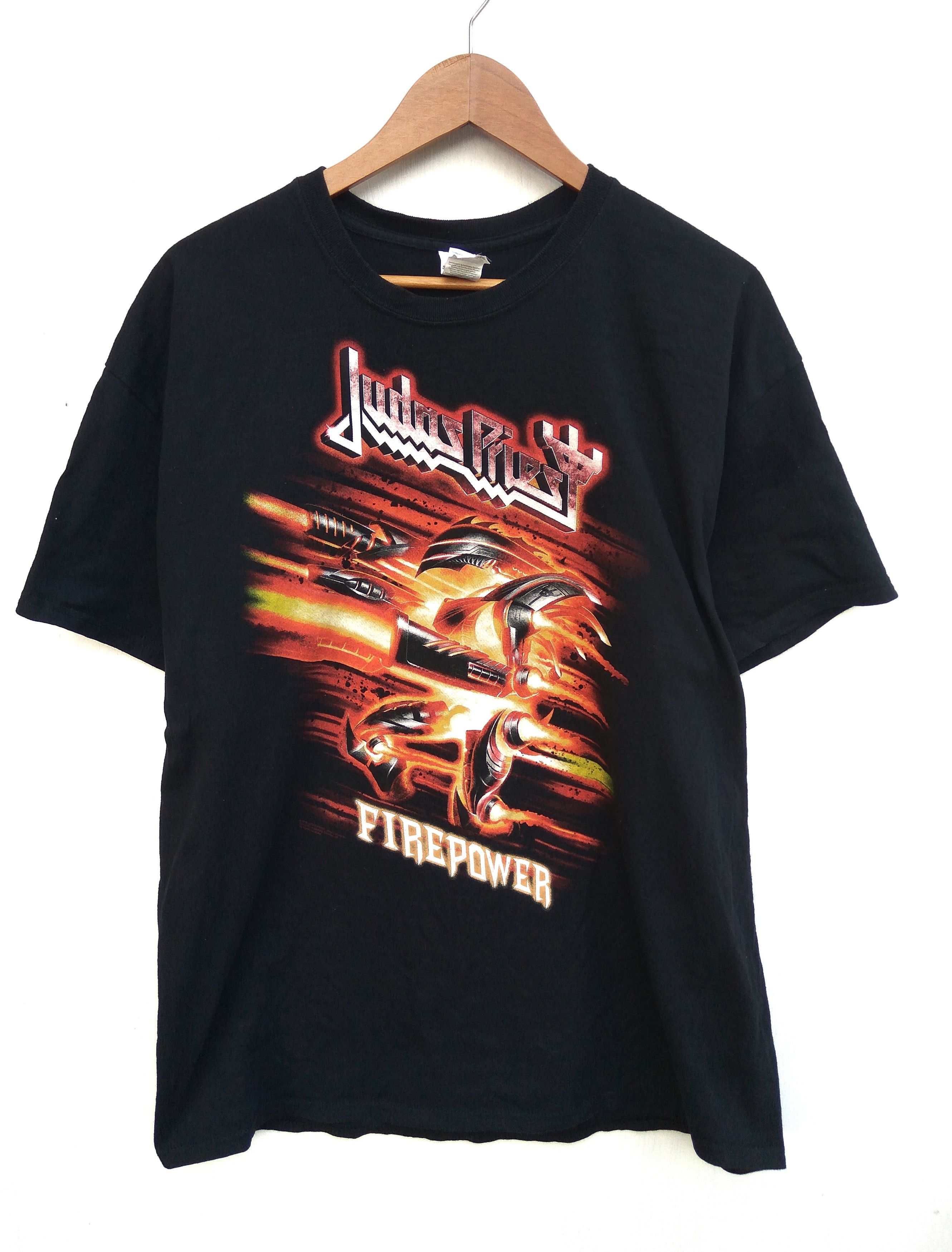 Band Tees × Judas Priest Judas Priest t shirt Fire Power band tour tees Size US L / EU 52-54 / 3 - 1 Thumbnail