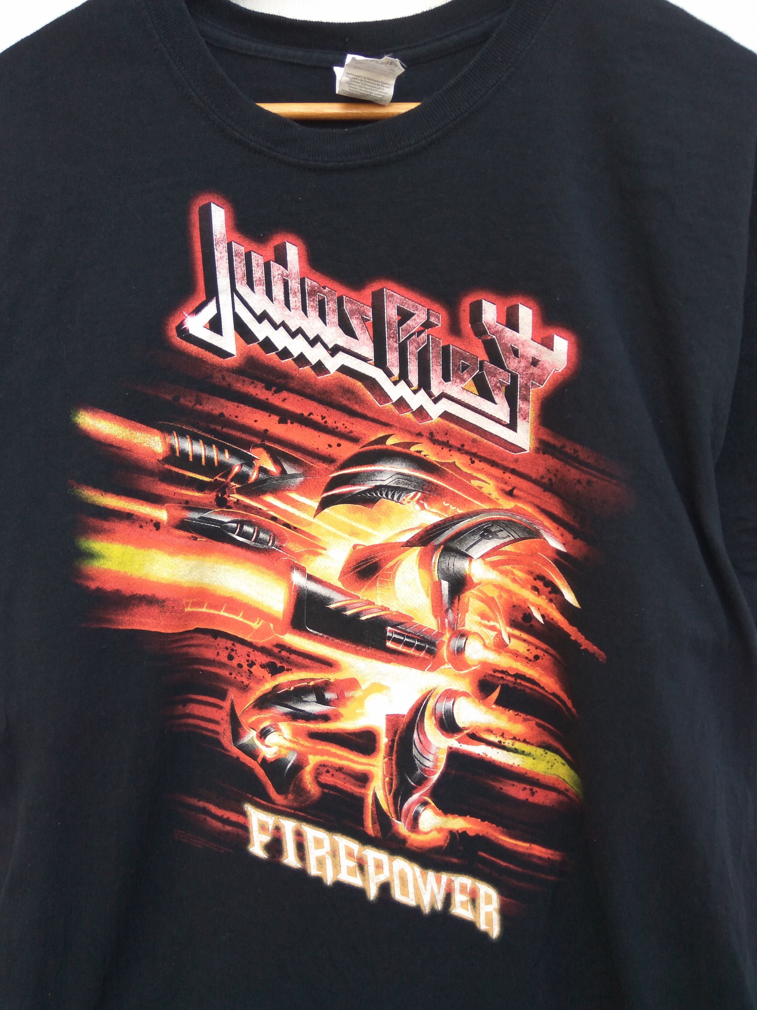 Band Tees × Judas Priest Judas Priest t shirt Fire Power band tour tees Size US L / EU 52-54 / 3 - 3 Thumbnail