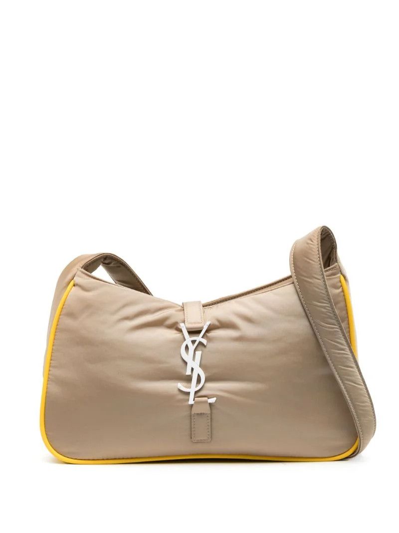 Beige Le 5 Shoulder Bag
