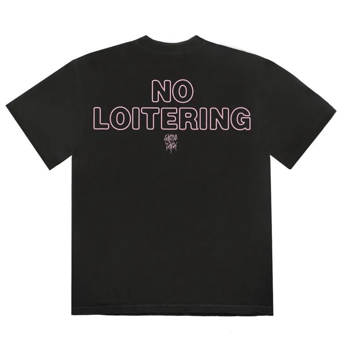 Travis Scott Travis Scott No Loitering T Shirt XL Pink Grailed