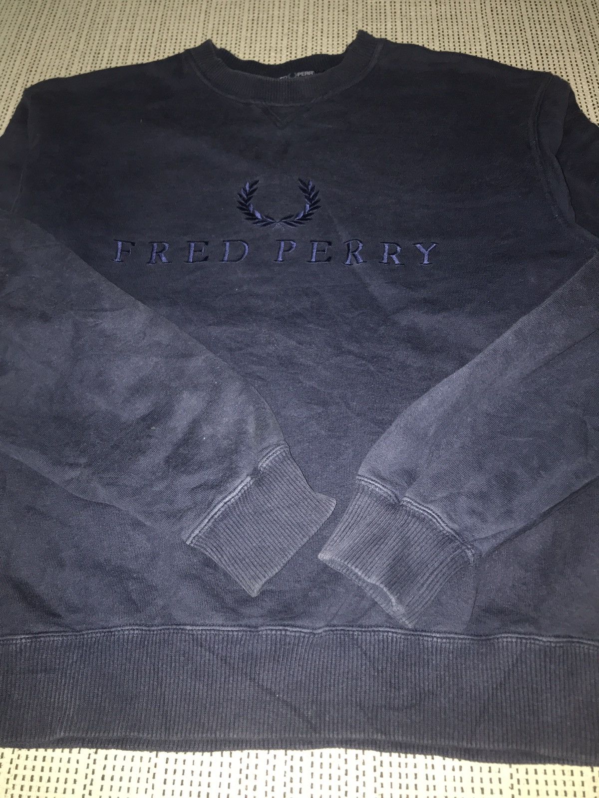 Fred Perry × Japanese Brand FRED PERRY SWEATSHIRT WITH LOGO EMBROIDERY MAN BLACK Size US M / EU 48-50 / 2 - 5 Thumbnail