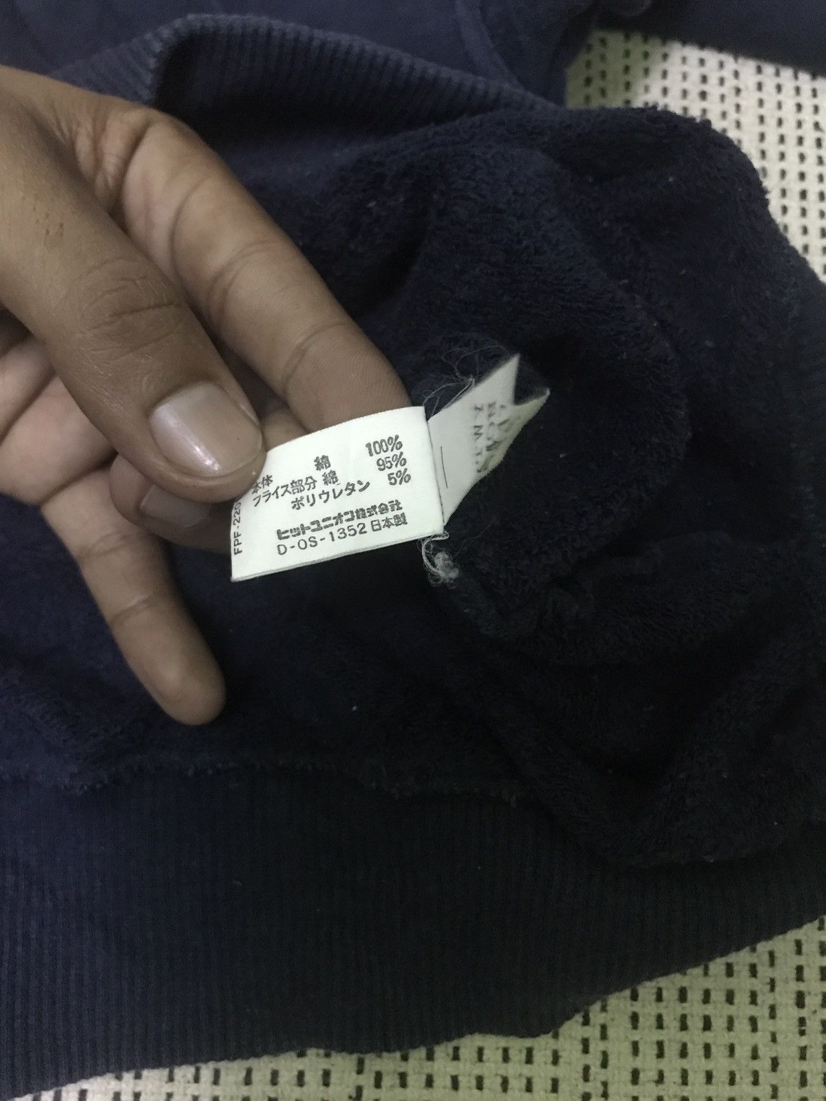 Fred Perry × Japanese Brand FRED PERRY SWEATSHIRT WITH LOGO EMBROIDERY MAN BLACK Size US M / EU 48-50 / 2 - 7 Thumbnail