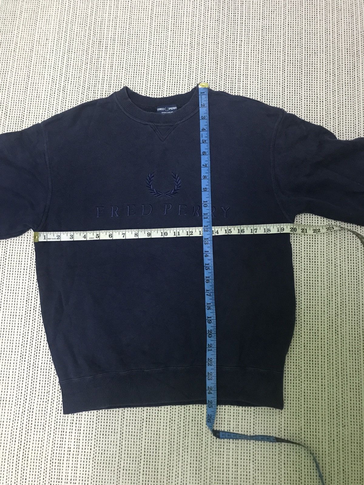Fred Perry × Japanese Brand FRED PERRY SWEATSHIRT WITH LOGO EMBROIDERY MAN BLACK Size US M / EU 48-50 / 2 - 9 Thumbnail