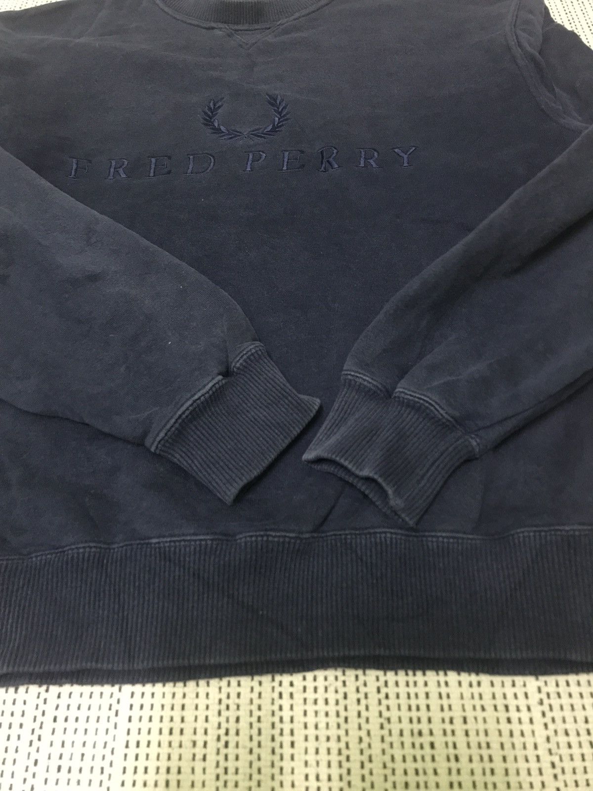 Fred Perry × Japanese Brand FRED PERRY SWEATSHIRT WITH LOGO EMBROIDERY MAN BLACK Size US M / EU 48-50 / 2 - 6 Thumbnail