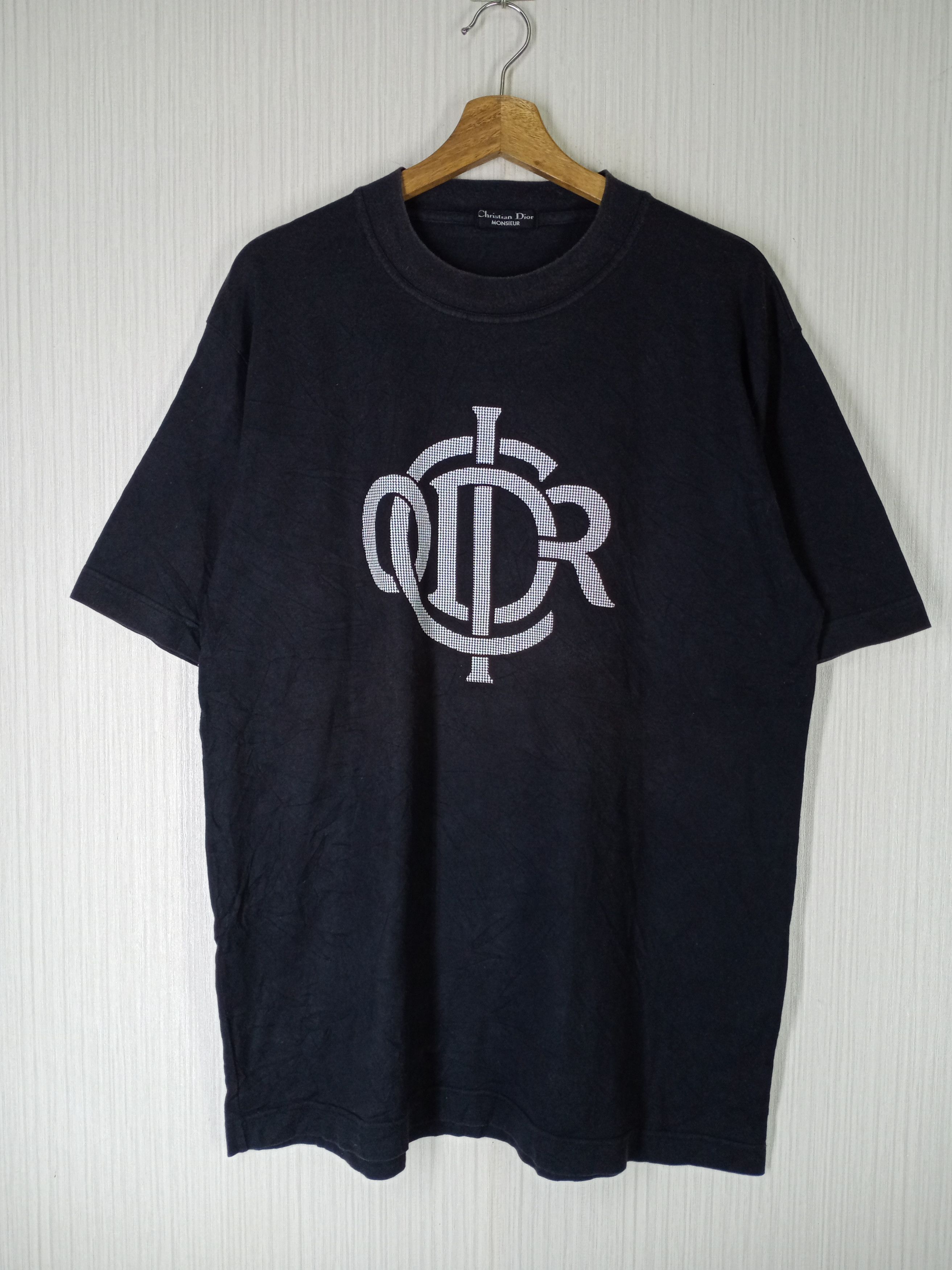 Christian Dior Monsieur Vintage Christian Dior Big Ligo Tshirt Size US L / EU 52-54 / 3 - 1 Thumbnail
