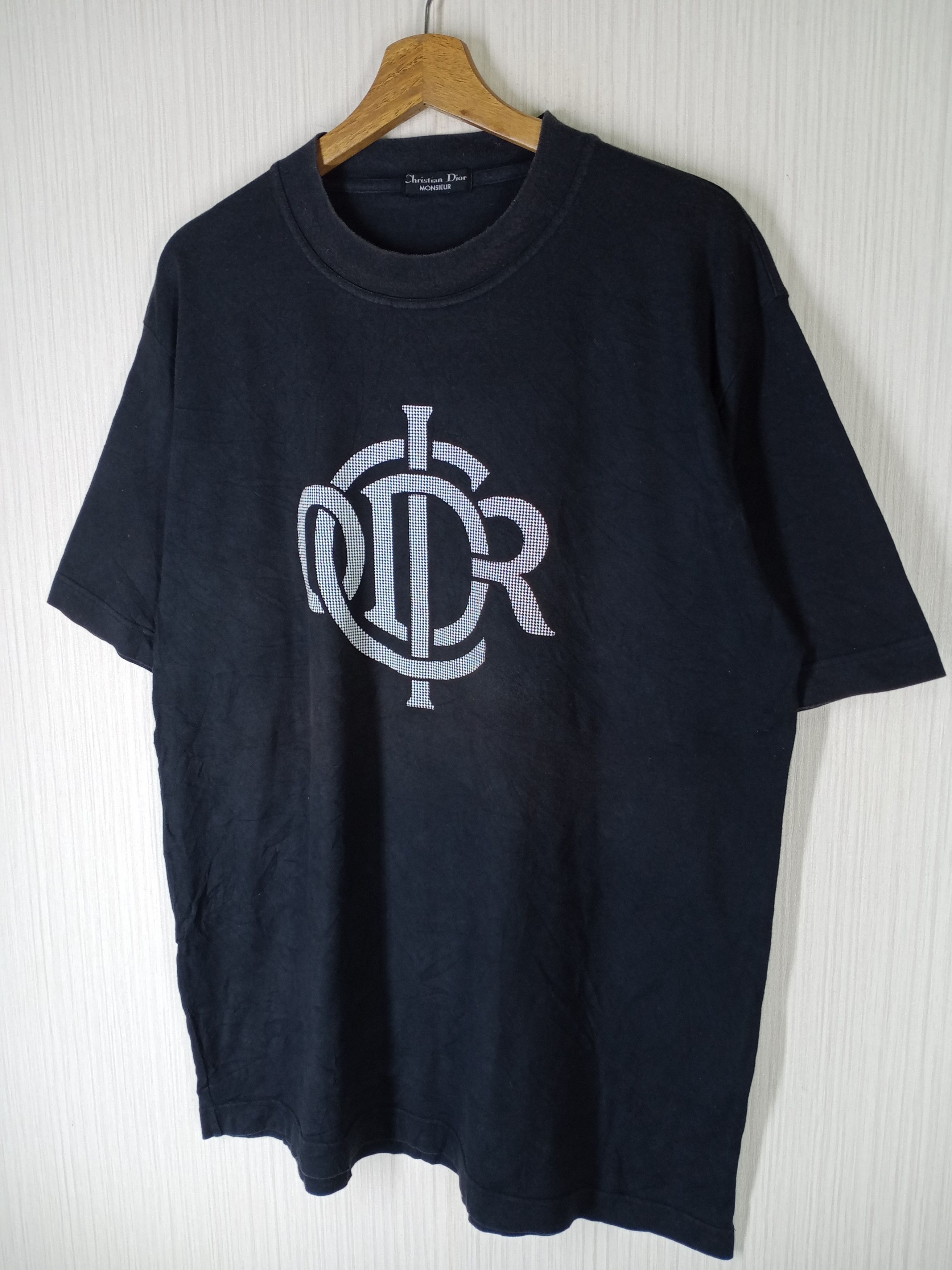Christian Dior Monsieur Vintage Christian Dior Big Ligo Tshirt Size US L / EU 52-54 / 3 - 4 Thumbnail