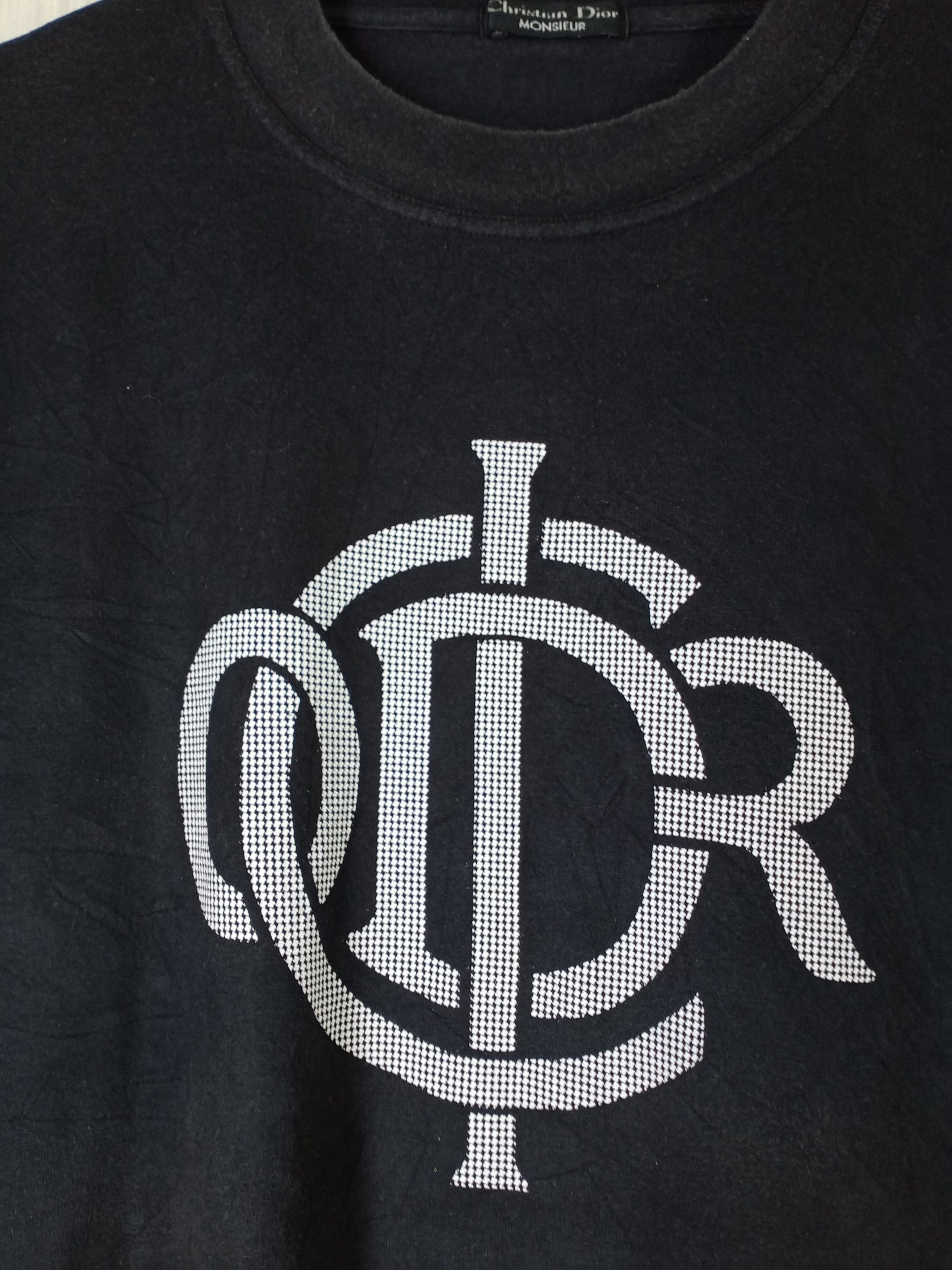 Christian Dior Monsieur Vintage Christian Dior Big Ligo Tshirt Size US L / EU 52-54 / 3 - 2 Thumbnail