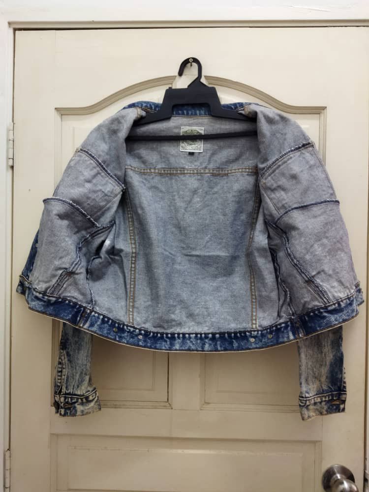 Japanese Brand 🔥GRAILED ACID WASH DENIMS JACKET Size US M / EU 48-50 / 2 - 2 Thumbnail