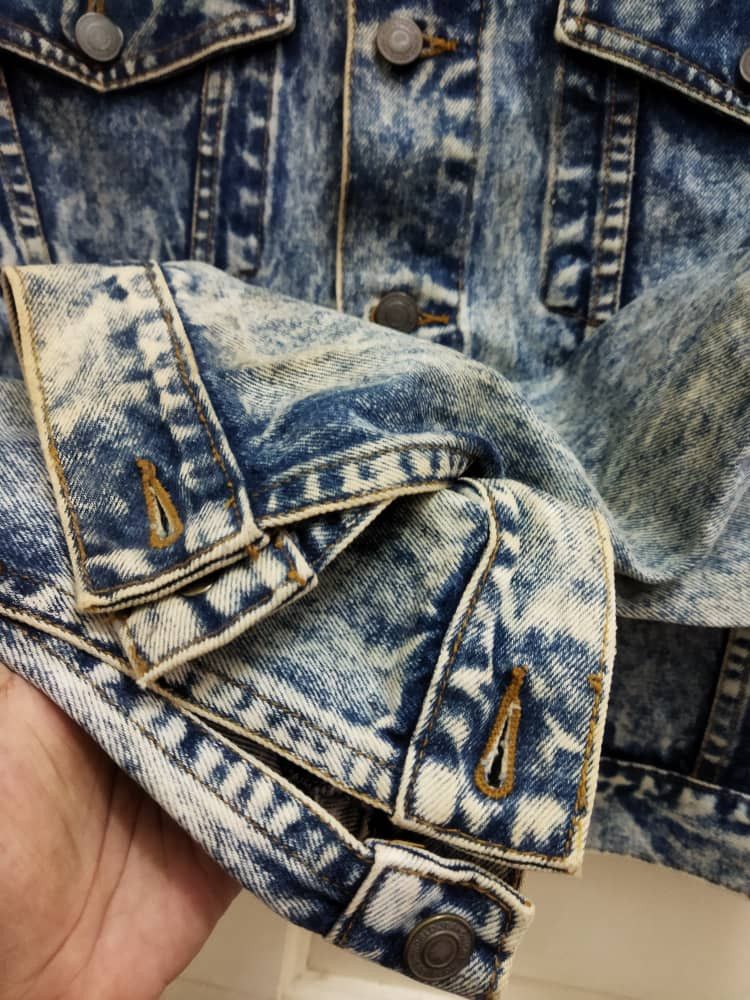 Japanese Brand 🔥GRAILED ACID WASH DENIMS JACKET Size US M / EU 48-50 / 2 - 7 Thumbnail