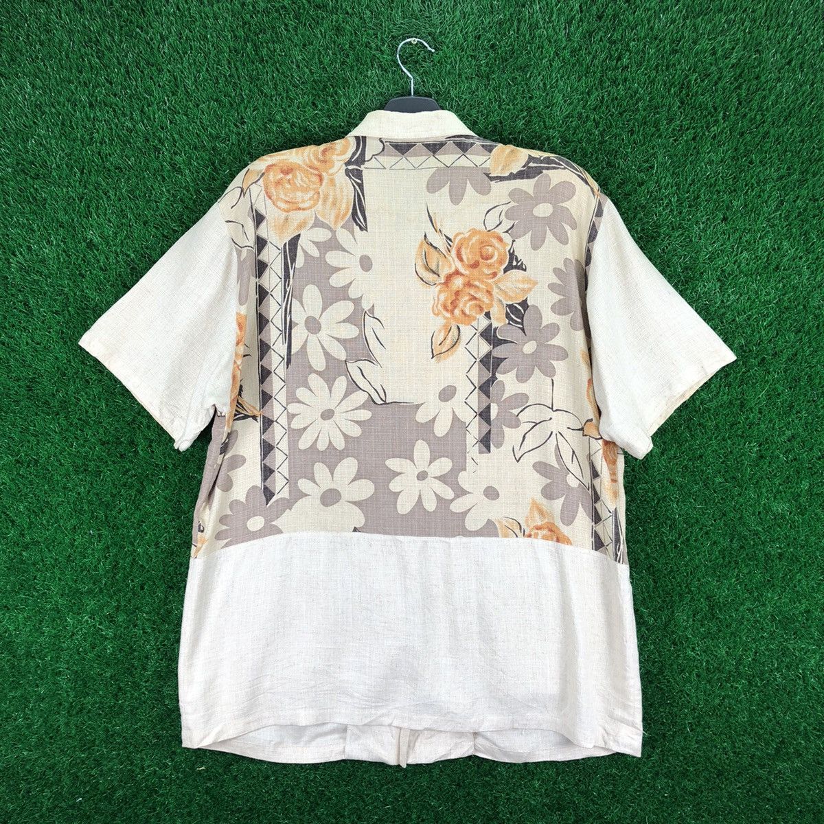 Japanese Brand Vintage Women Shirt Rayon+Hemp Fabric by Nona 15 Size L / US 10 / IT 46 - 4 Thumbnail