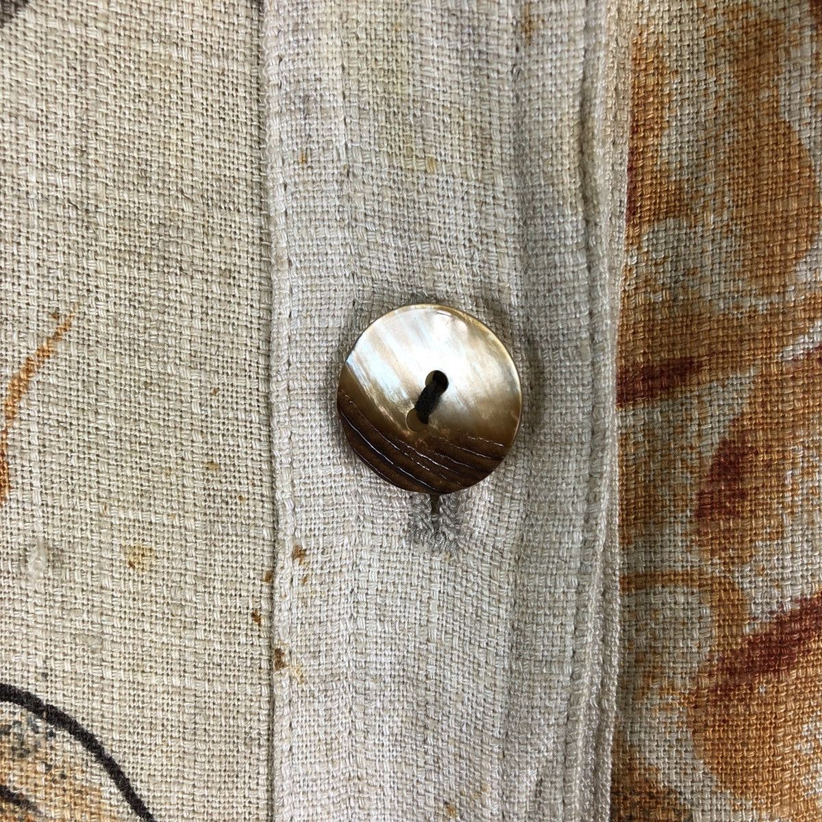 Japanese Brand Vintage Women Shirt Rayon+Hemp Fabric by Nona 15 Size L / US 10 / IT 46 - 9 Thumbnail