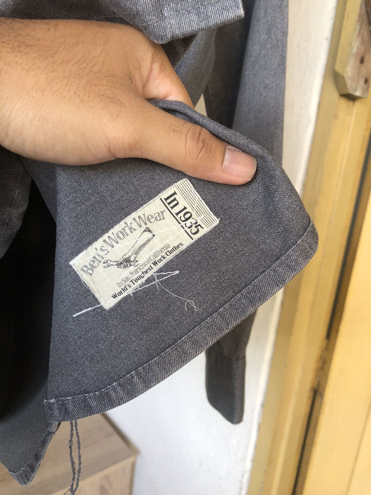 Ben Davis Vintage Ben Davis Strong & Sturdy Denim Work Shirt Size US S / EU 44-46 / 1 - 16 Thumbnail