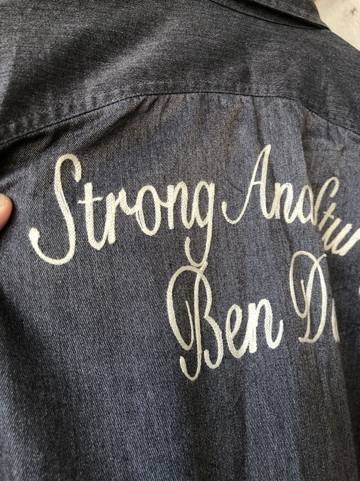 Ben Davis Vintage Ben Davis Strong & Sturdy Denim Work Shirt Size US S / EU 44-46 / 1 - 14 Thumbnail