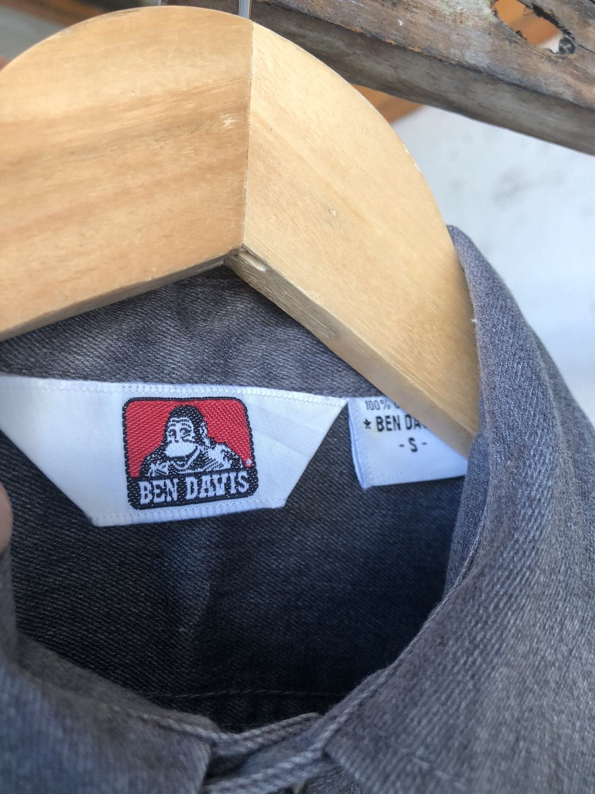 Ben Davis Vintage Ben Davis Strong & Sturdy Denim Work Shirt Size US S / EU 44-46 / 1 - 18 Thumbnail