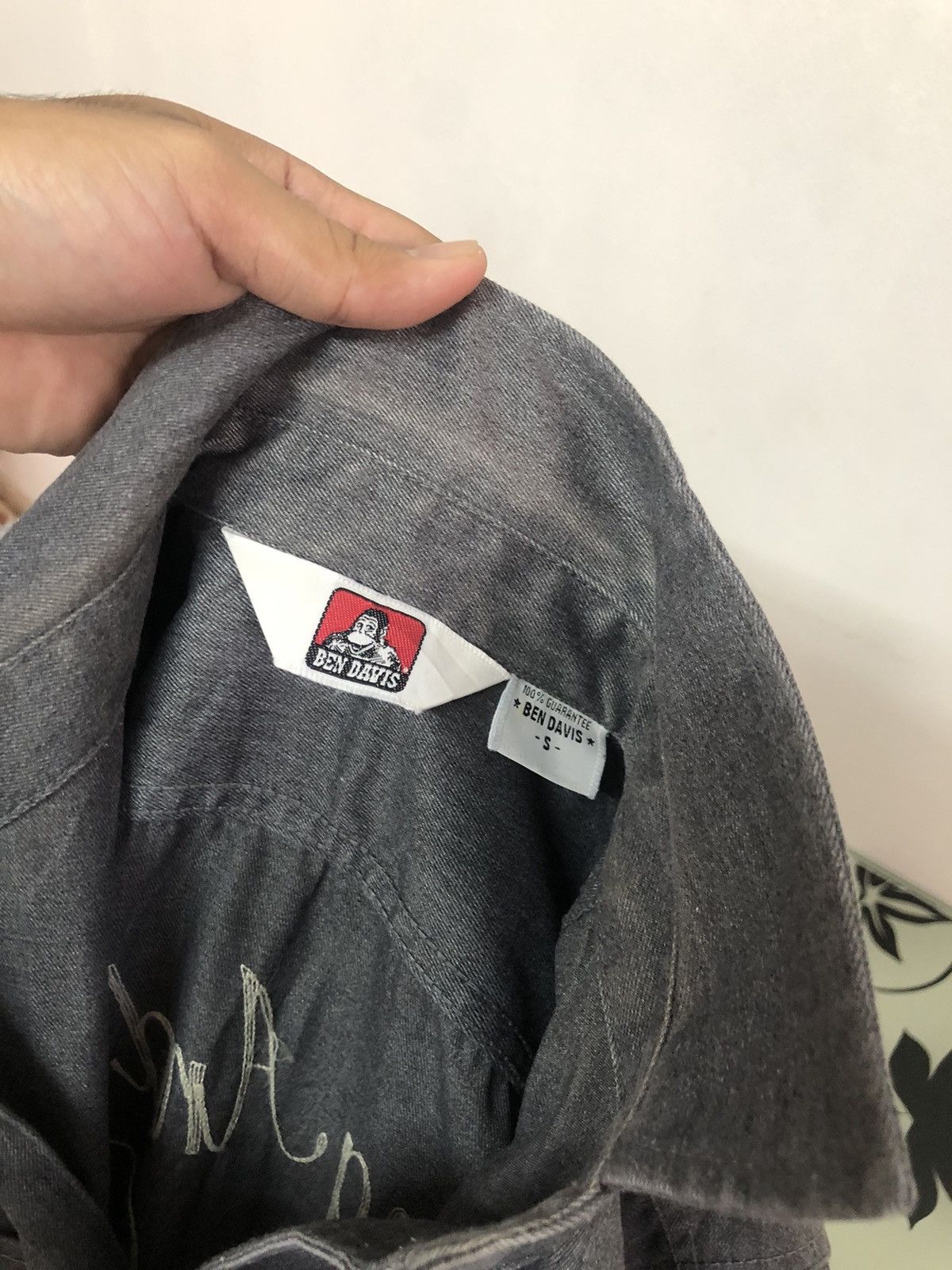 Ben Davis Vintage Ben Davis Strong & Sturdy Denim Work Shirt Size US S / EU 44-46 / 1 - 19 Thumbnail