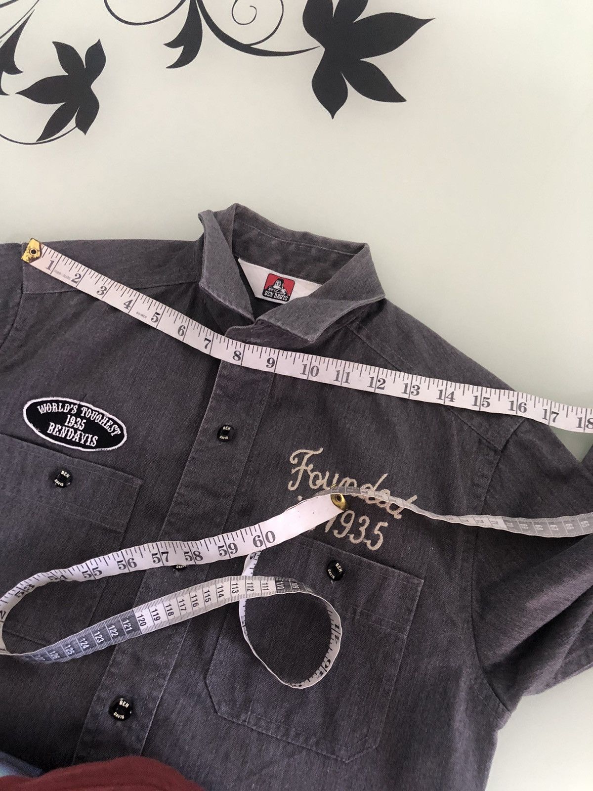 Ben Davis Vintage Ben Davis Strong & Sturdy Denim Work Shirt Size US S / EU 44-46 / 1 - 22 Thumbnail