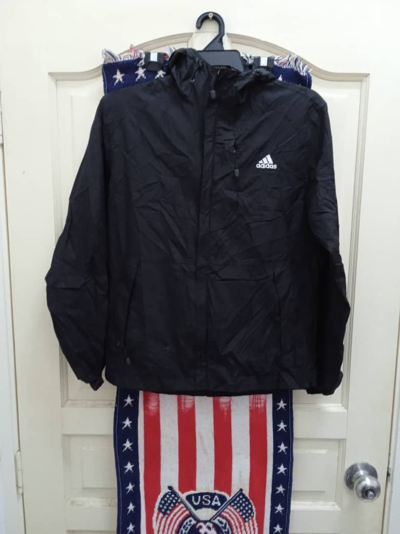 Adidas 🔥BIN/OFFER🔥 ADIDAS SWEATER WITH HOODIE Size US M / EU 48-50 / 2 - 1 Thumbnail
