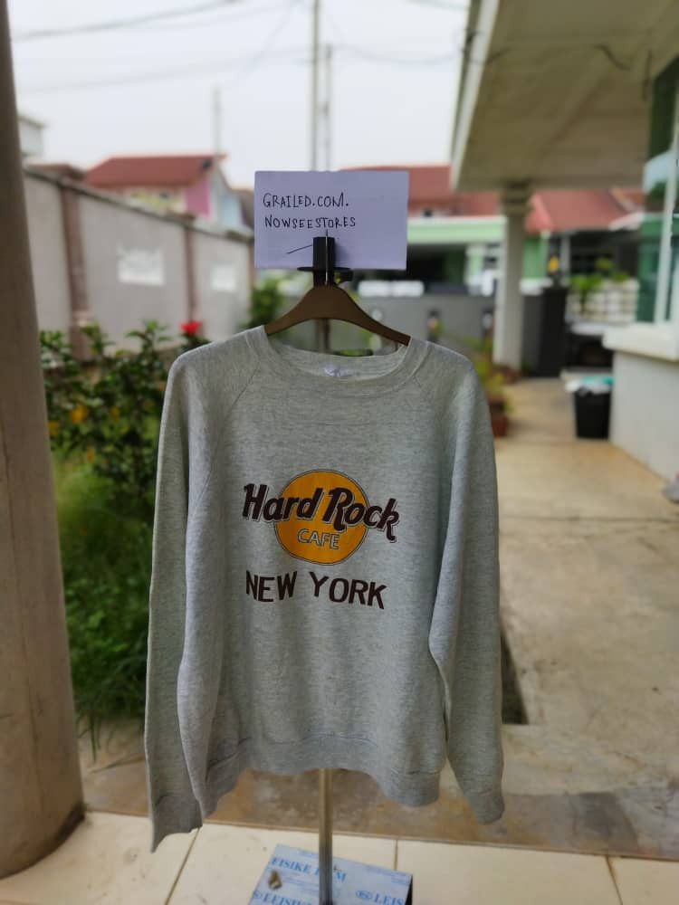Hard Rock Cafe × Vintage RARE VINTAGE HARD ROCK CAFE SWEATSHIRT Size US L / EU 52-54 / 3 - 1 Thumbnail