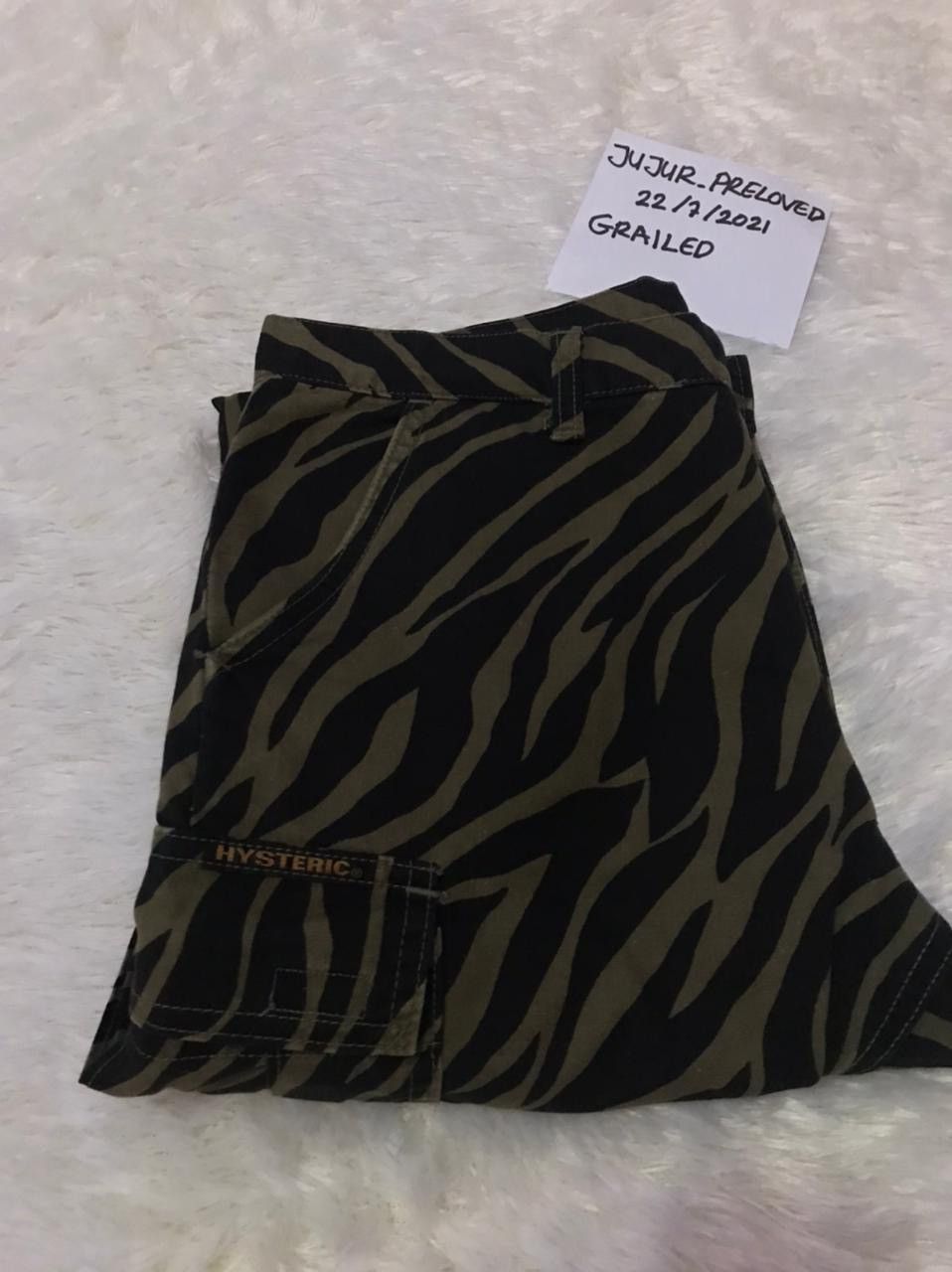 Hysteric Glamour Hysteric glamour zebra camo print cargo pants Size US 29 - 10 Thumbnail
