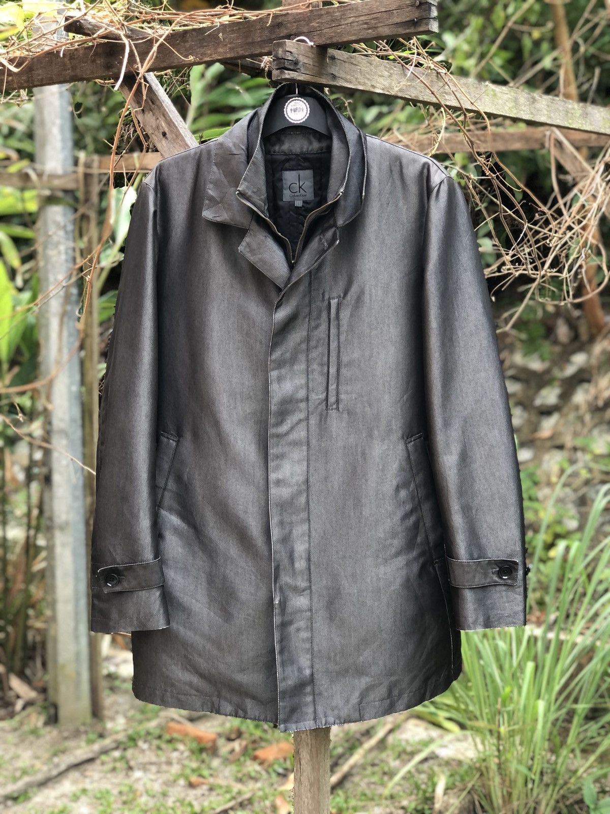 Calvin Klein Calvin Klein Long Coat Jacket Quilted Lining Size US M / EU 48-50 / 2 - 1 Thumbnail