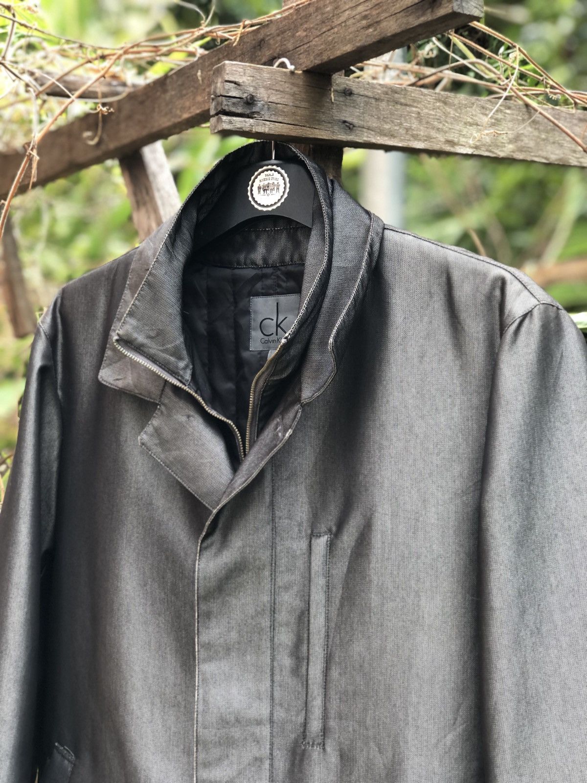 Calvin Klein Calvin Klein Long Coat Jacket Quilted Lining Size US M / EU 48-50 / 2 - 2 Thumbnail