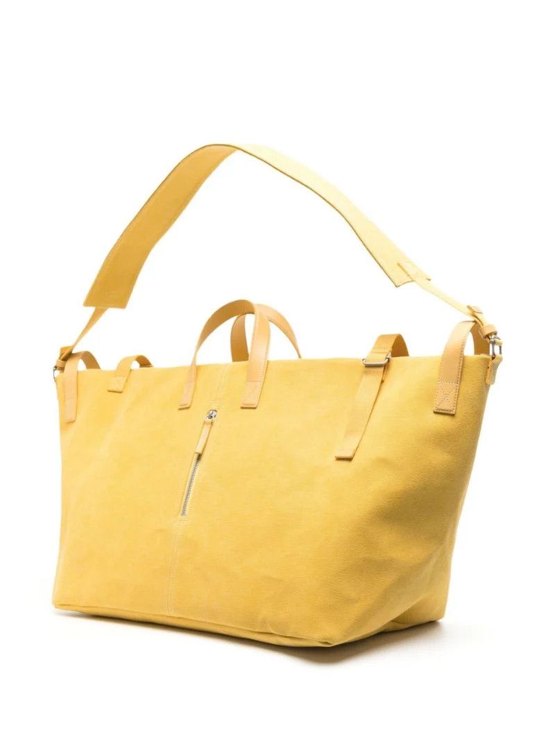 Yellow Logo Holdall Bag