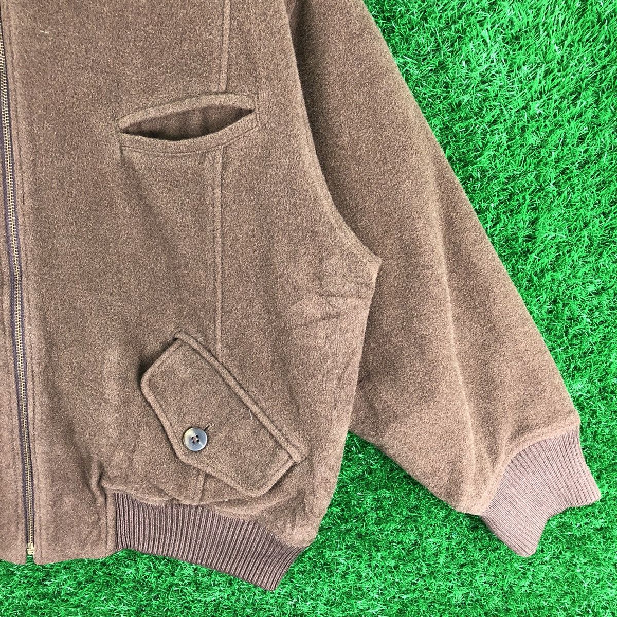 Japanese Brand Vintage 90's Wool Bomber Jacket Embroidery By Emico Size US XL / EU 56 / 4 - 3 Thumbnail