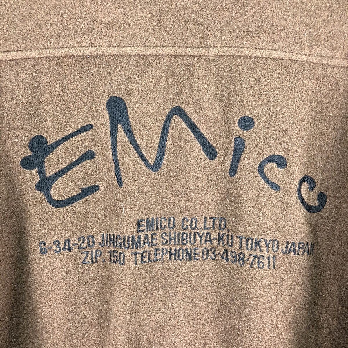 Japanese Brand Vintage 90's Wool Bomber Jacket Embroidery By Emico Size US XL / EU 56 / 4 - 11 Thumbnail