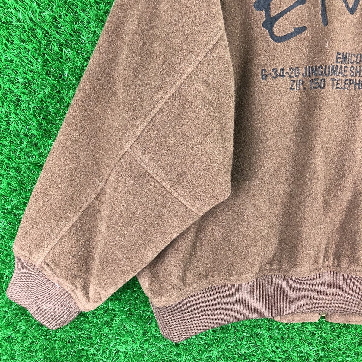 Japanese Brand Vintage 90's Wool Bomber Jacket Embroidery By Emico Size US XL / EU 56 / 4 - 6 Thumbnail