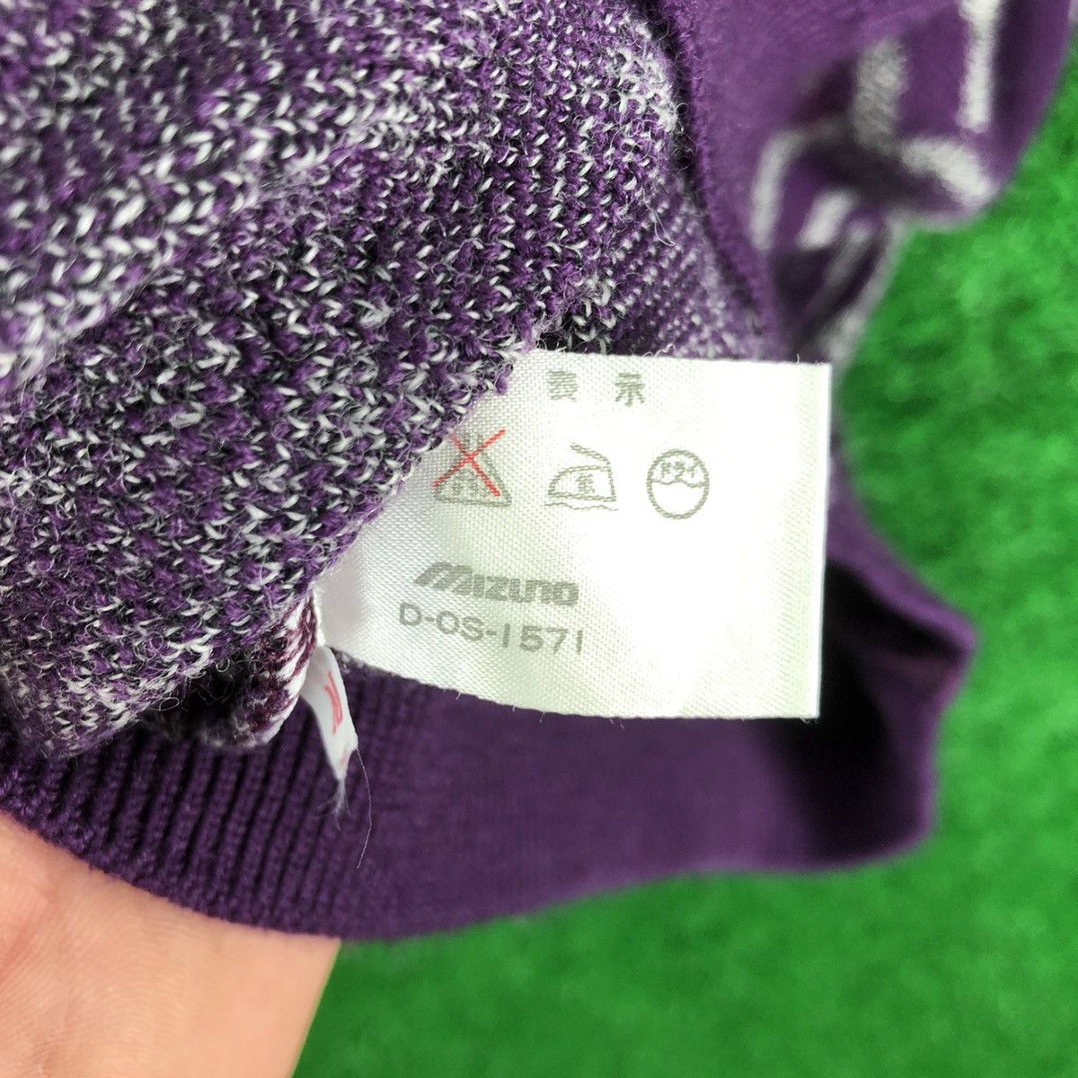 Japanese Brand Vintage 80's Knit Sweater V Neck Vidi Vici x Mizuno Size M / US 6-8 / IT 42-44 - 12 Thumbnail
