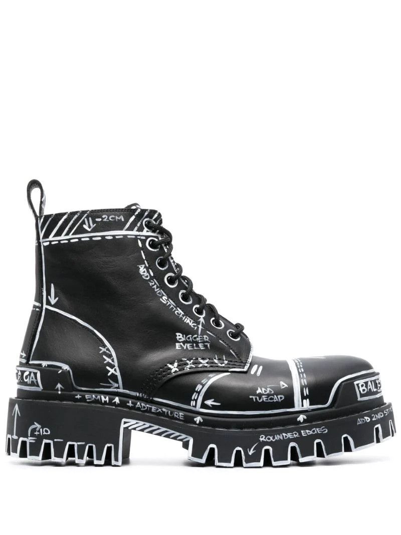 Black Strike 30 Combat Boots